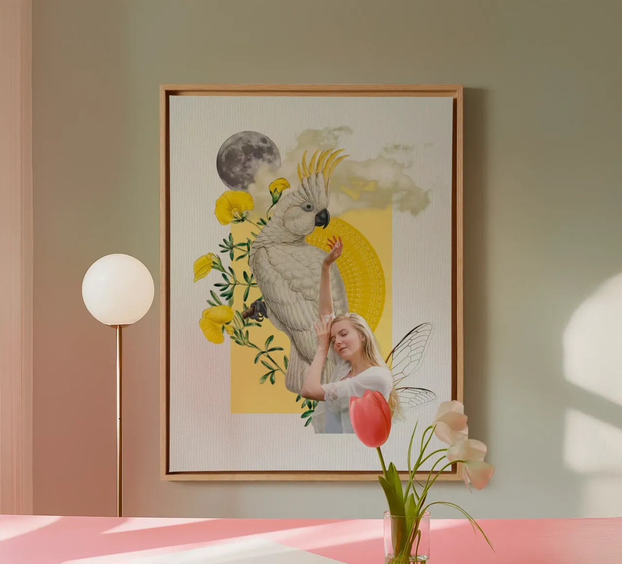 Collageri - Spring Fever canvas by The Artcircle