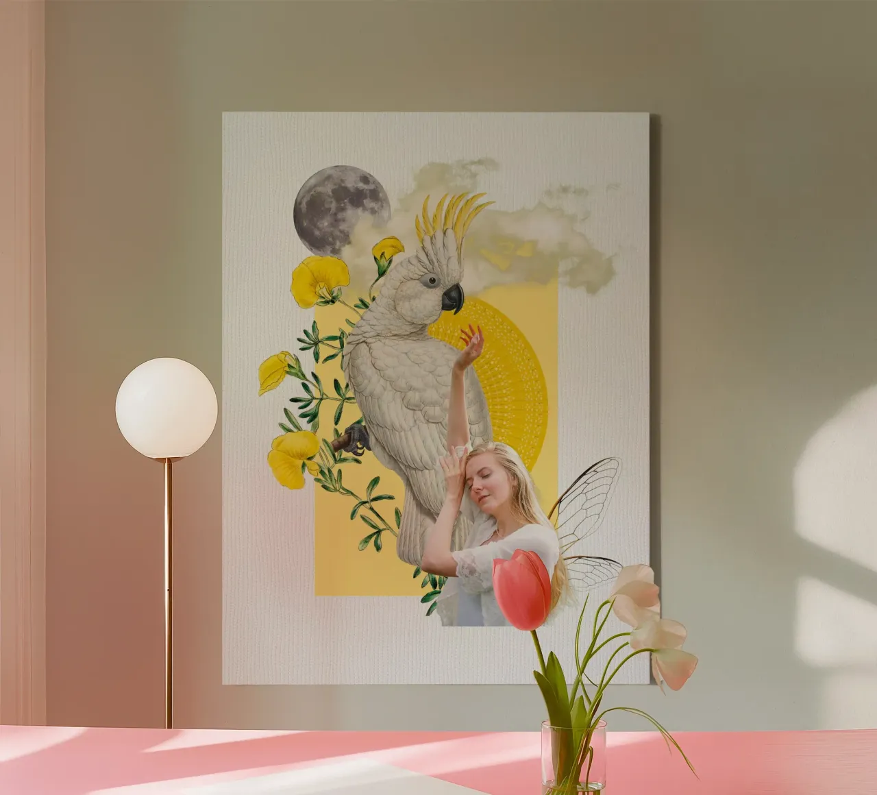 Collageri - Spring Fever canvas by The Artcircle