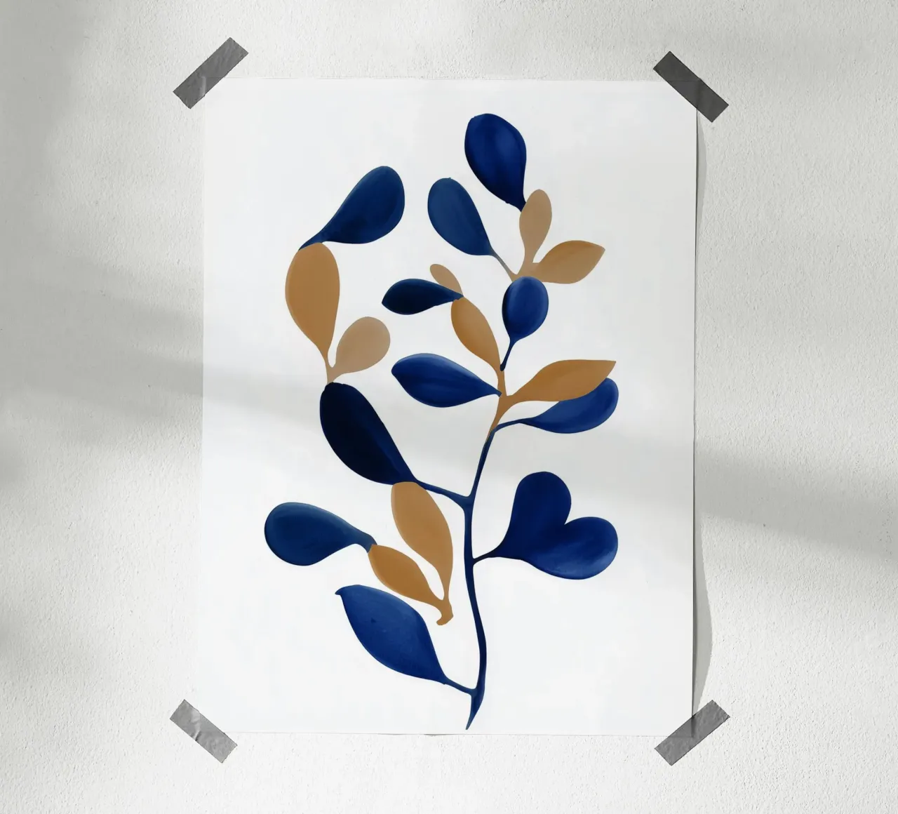 Ramo Indaco poster da Sophia Calder Studio