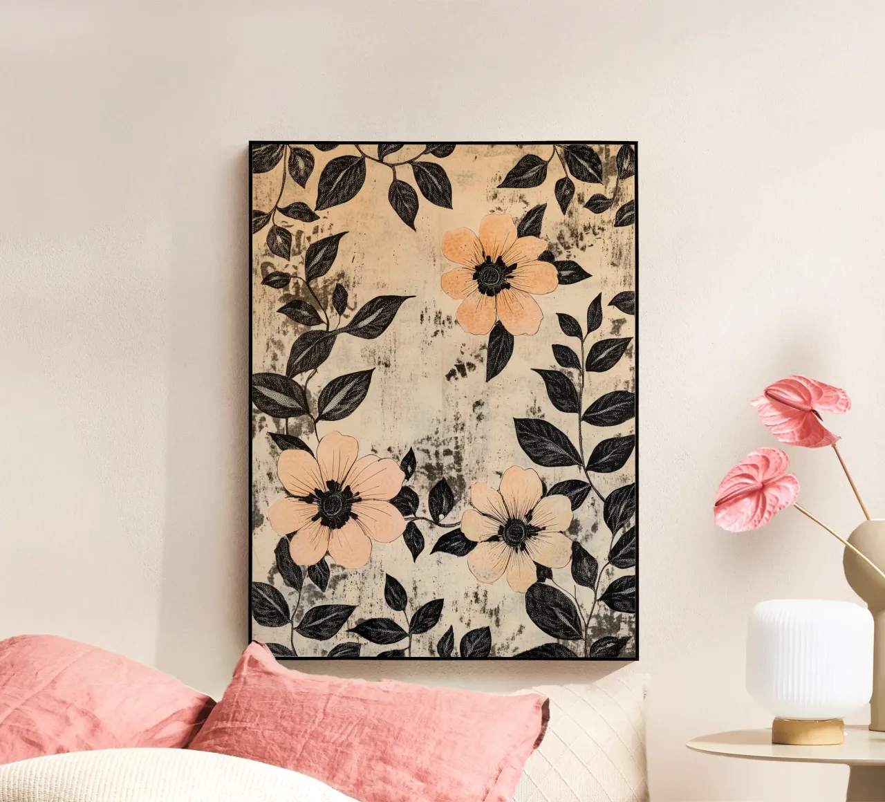 Petalo nero plexiglass da Sophia Calder Studio