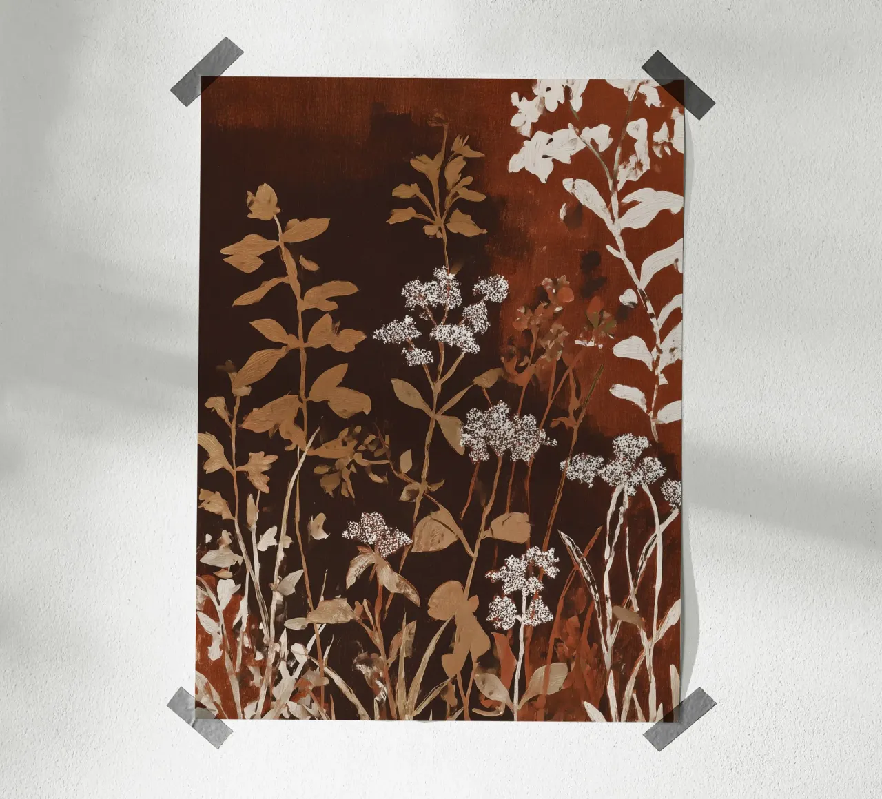 Prato di ruggine poster da Sophia Calder Studio