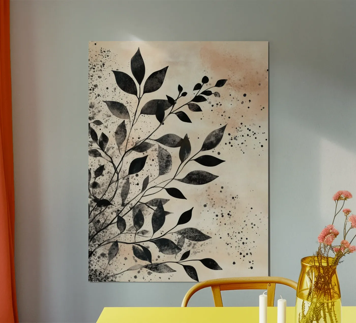 Shadowed Branches Poster von Sophia Calder Studio