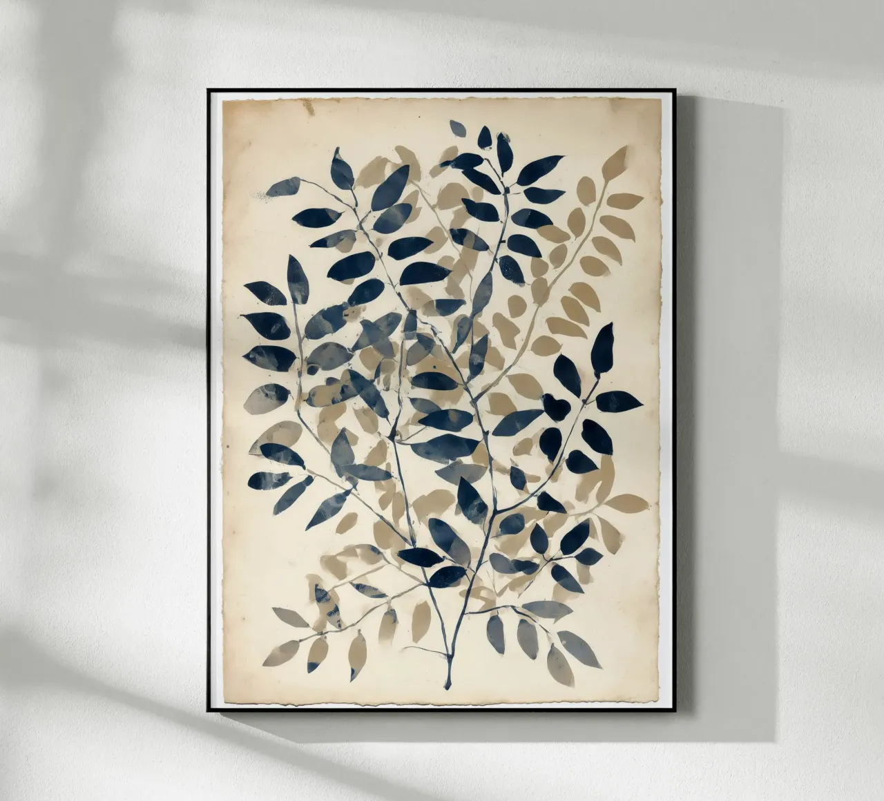 Indigo Branches plexiglass da Sophia Calder Studio