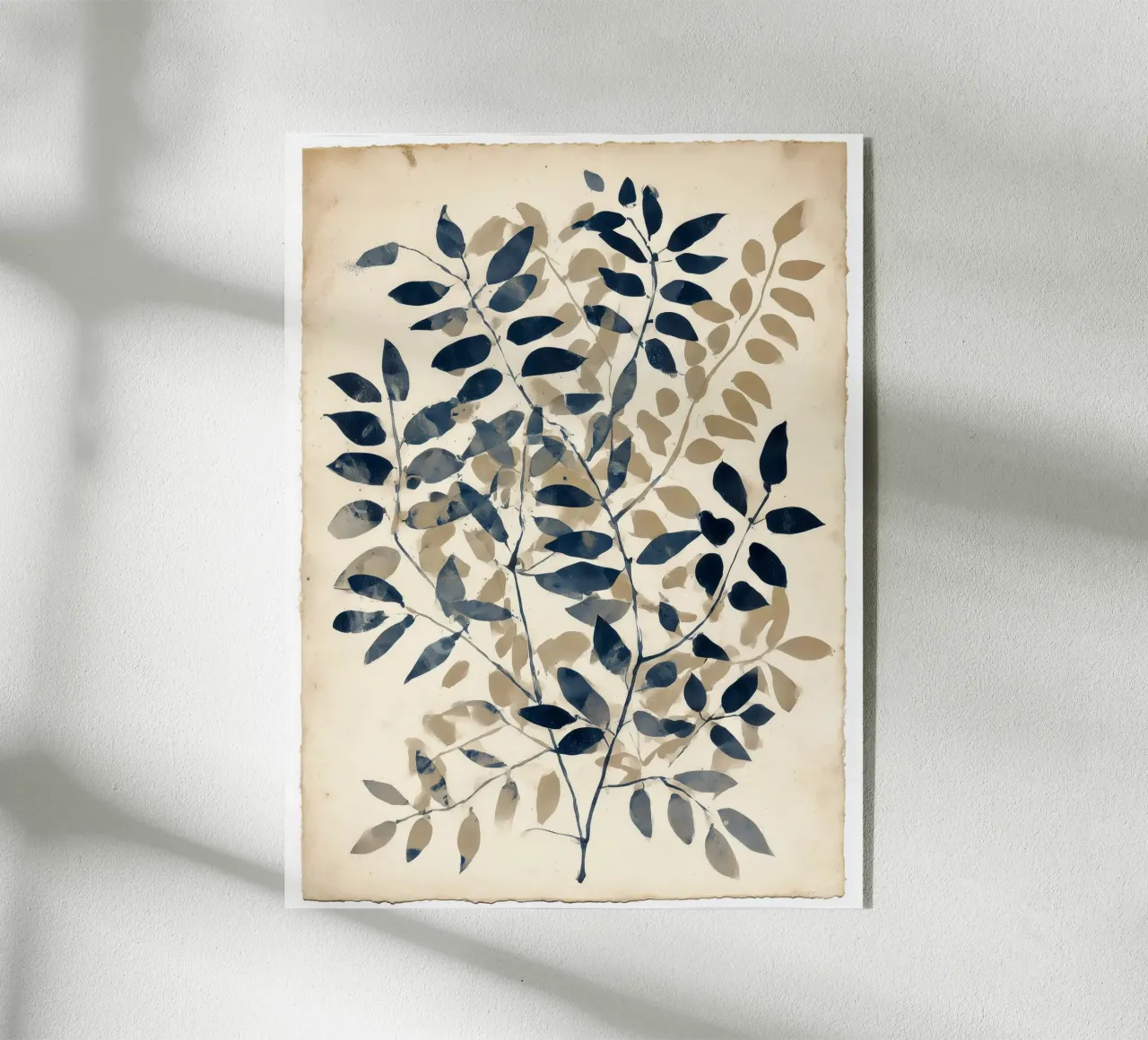 Indigo Branches plexiglass da Sophia Calder Studio