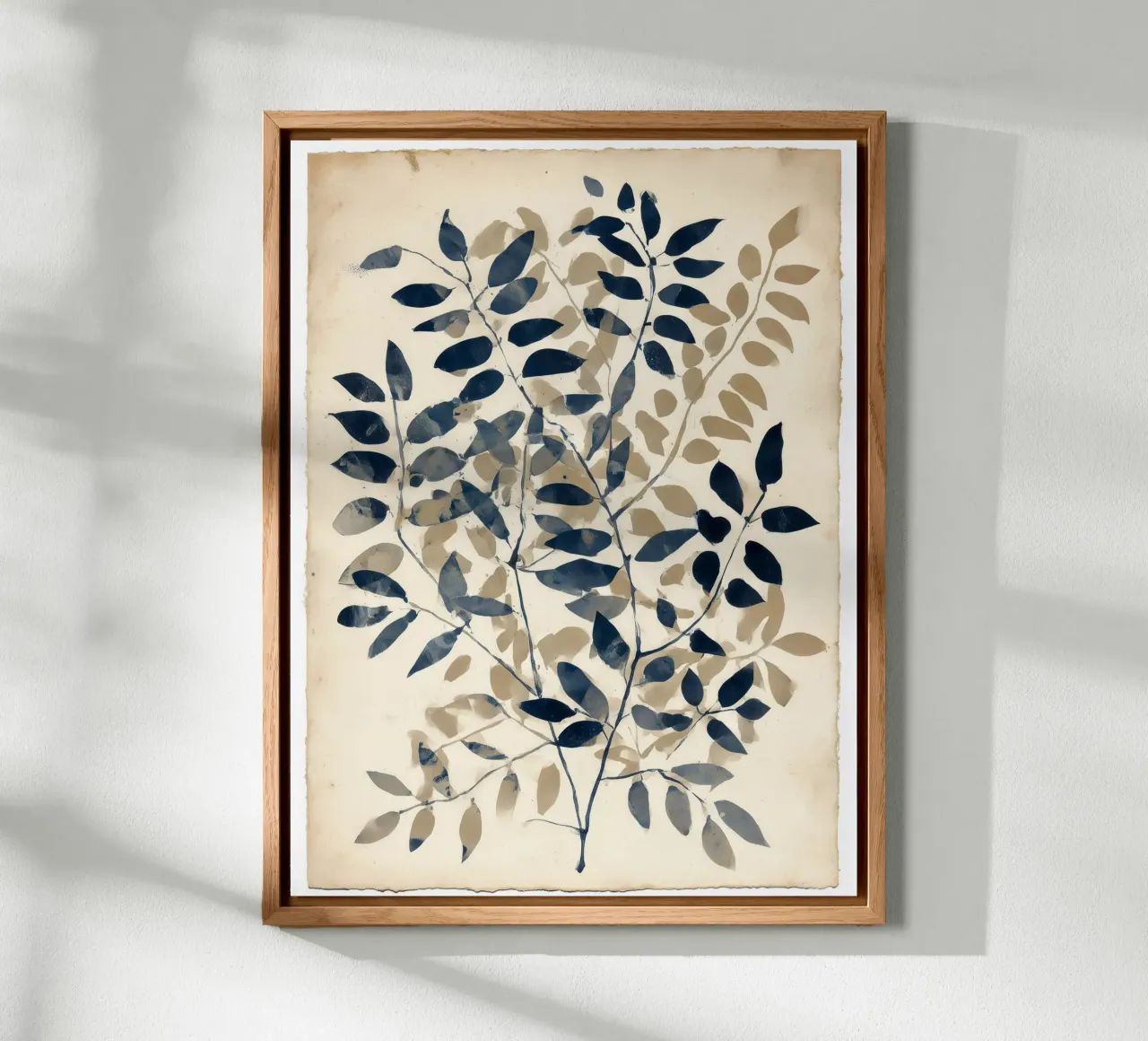 Indigo Branches alluminio dibond da Sophia Calder Studio