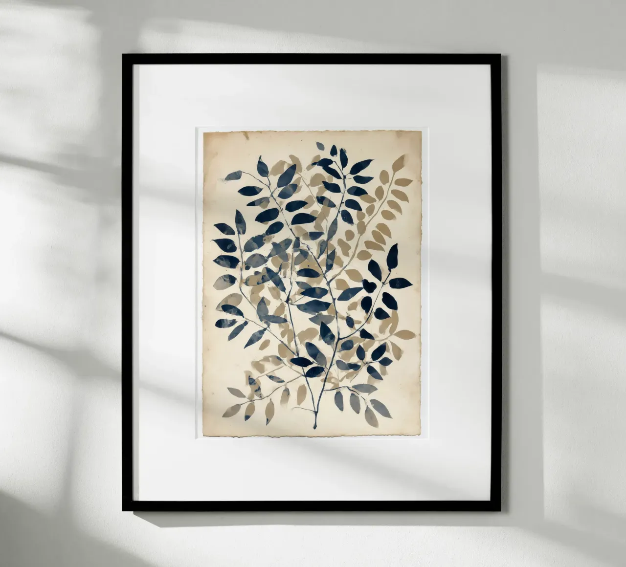 Indigo Branches carta hahnemühle da Sophia Calder Studio