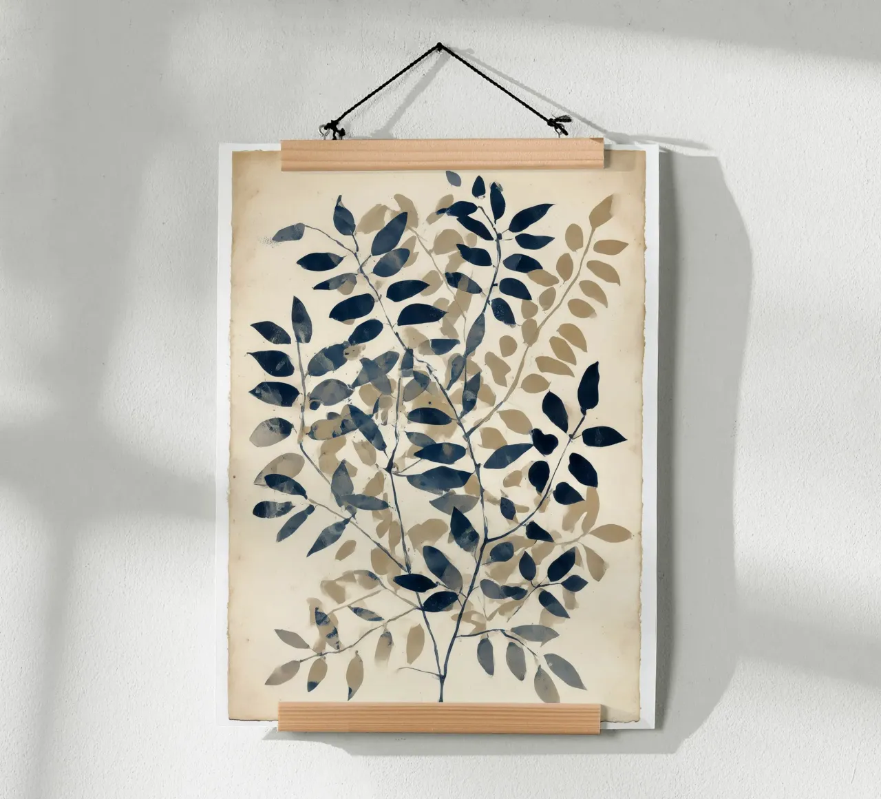 Indigo Branches carta hahnemühle da Sophia Calder Studio