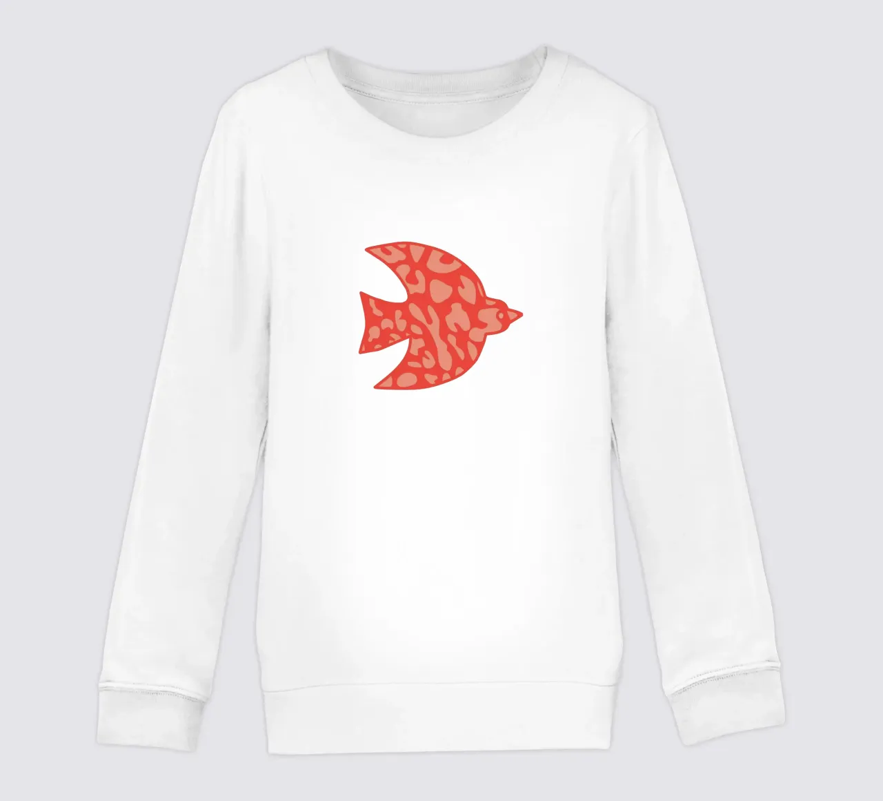 oiseau leopard orange felpa bambino da alice