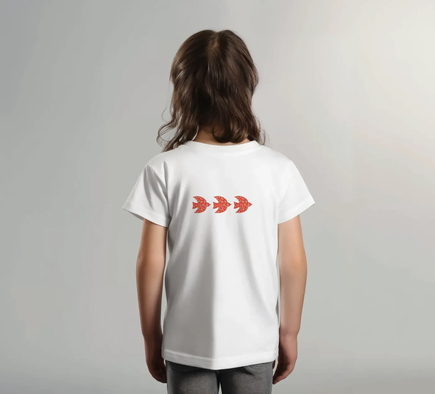 oiseau leopard orange t-shirt bambini da alice