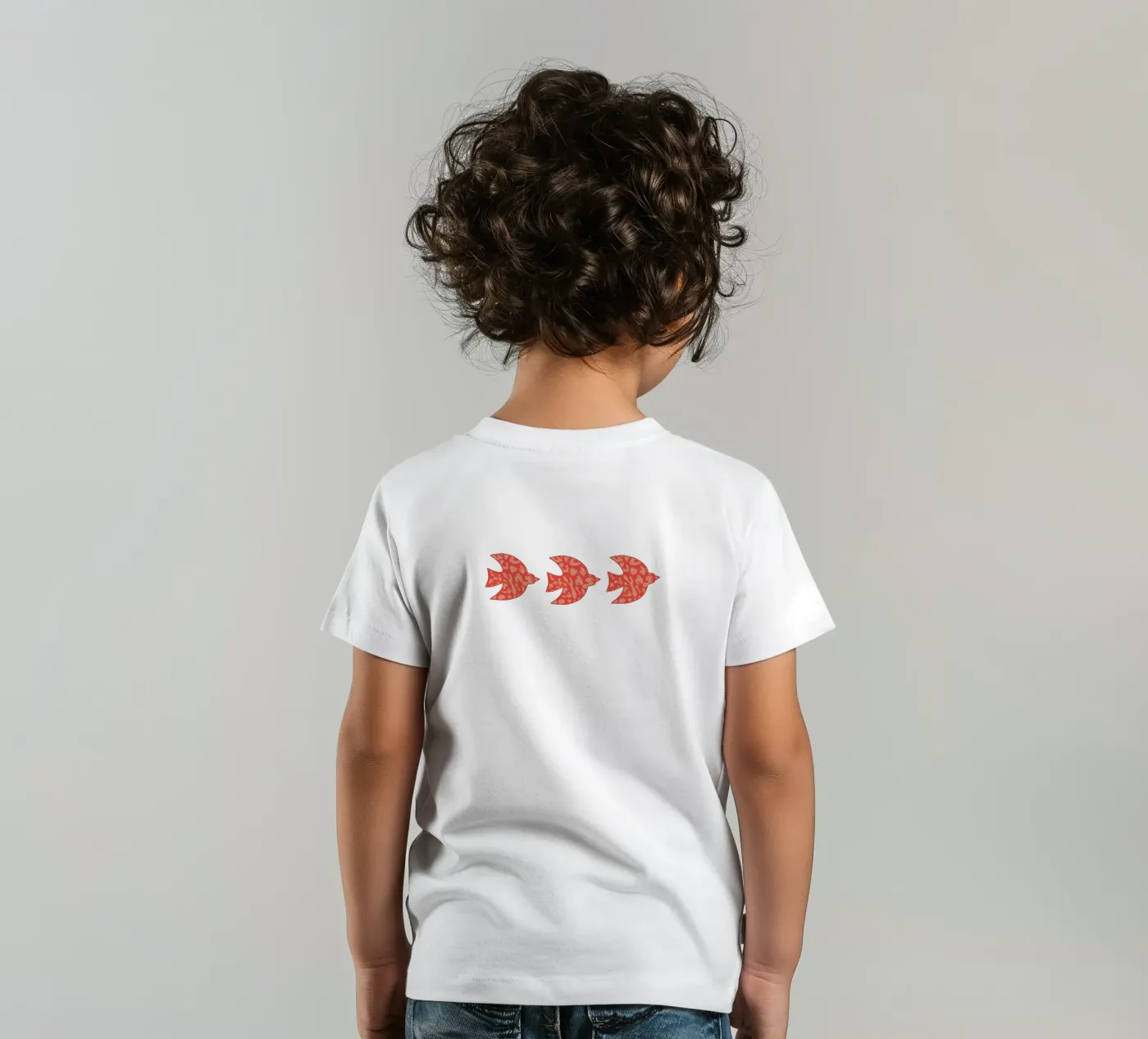 oiseau leopard orange t-shirt bambini da alice