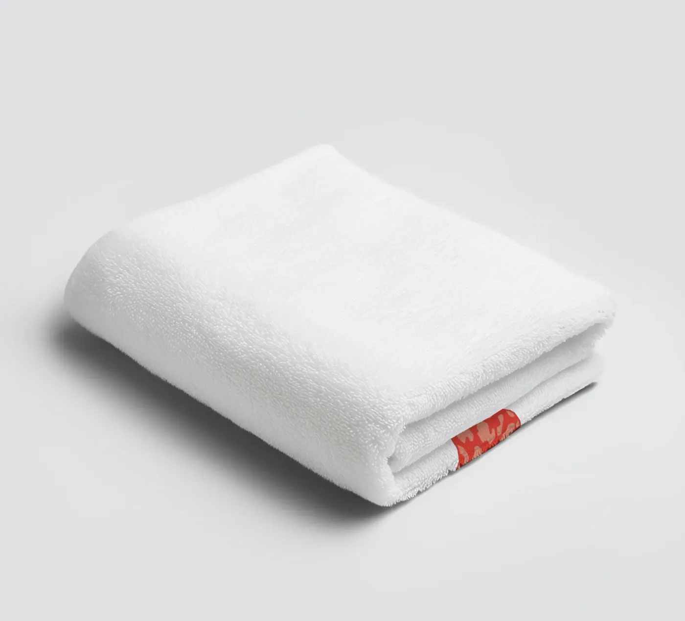 oiseau leopard orange towel by alice