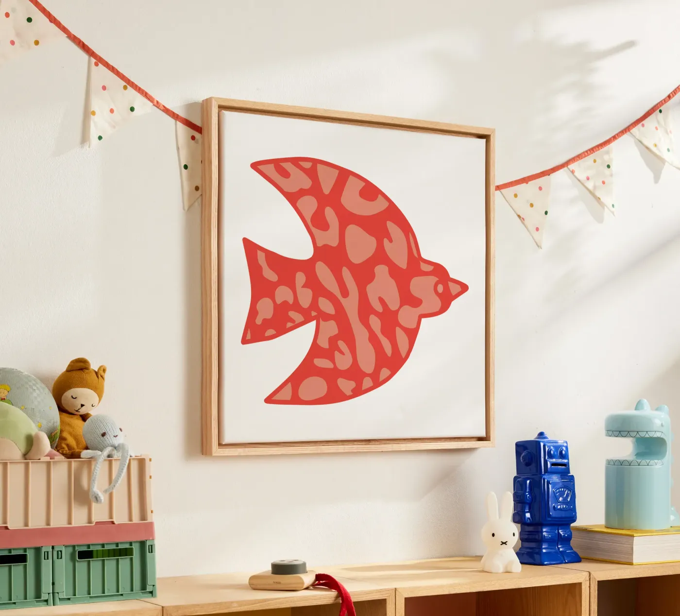 oiseau leopard orange tela da alice