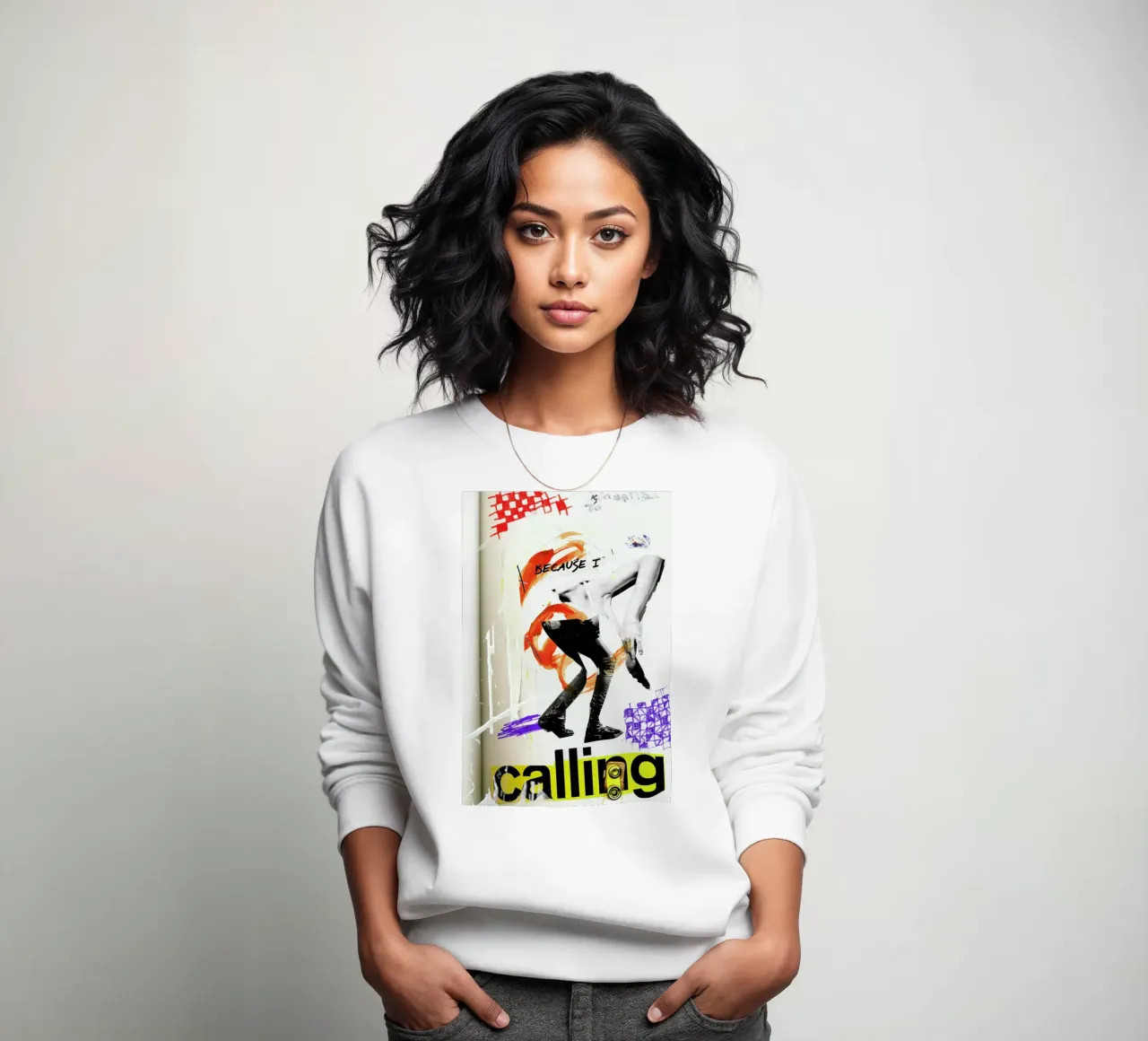 Because I felpa da Sandrine Pagnoux