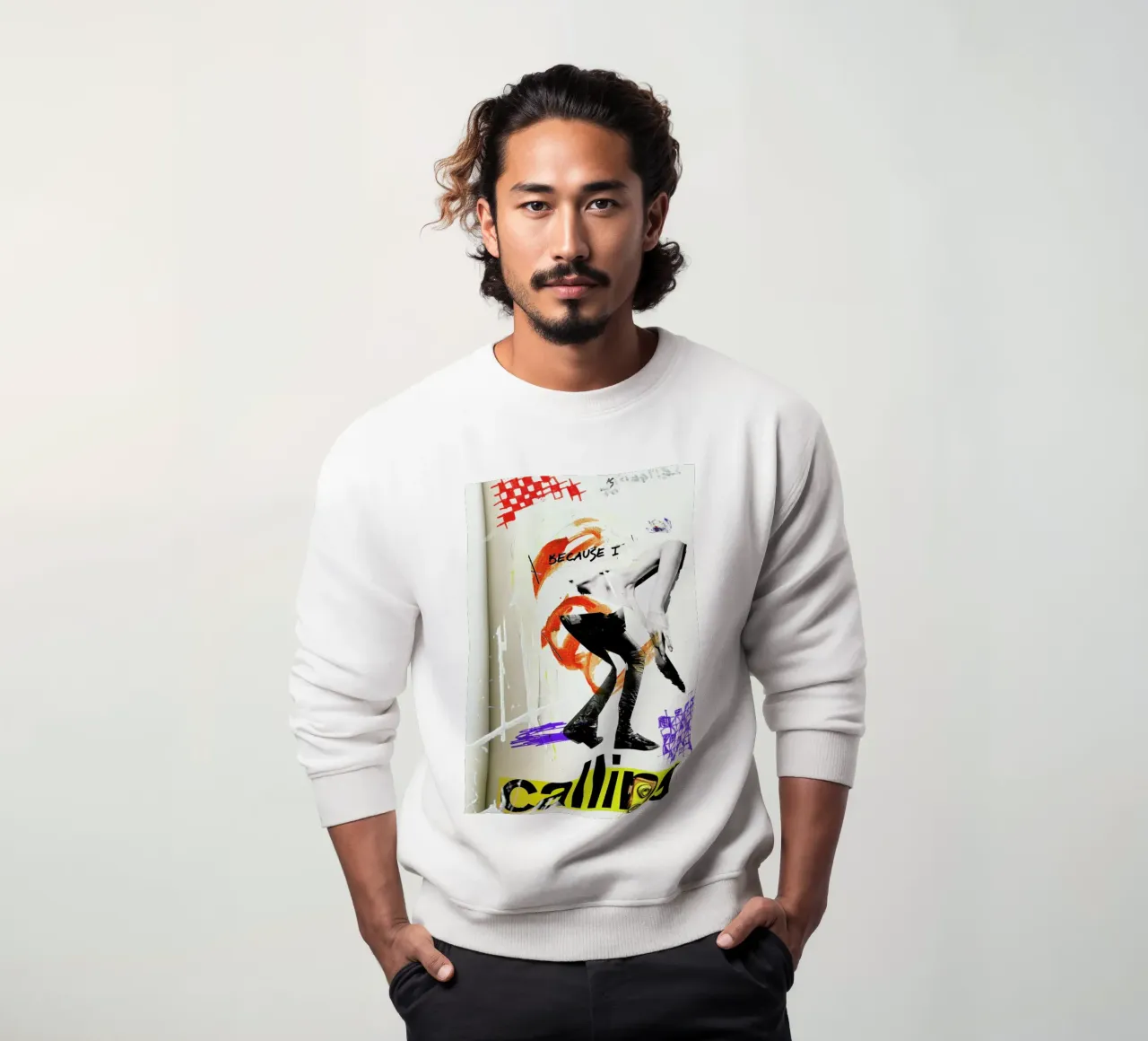 Because I felpa da Sandrine Pagnoux