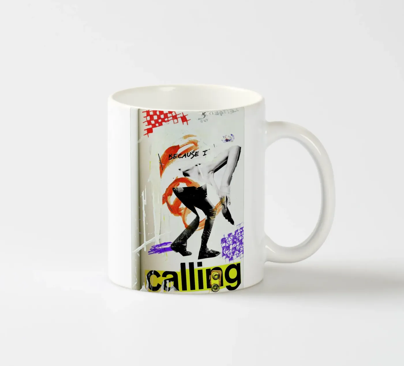Because I ceramic mug by Sandrine Pagnoux