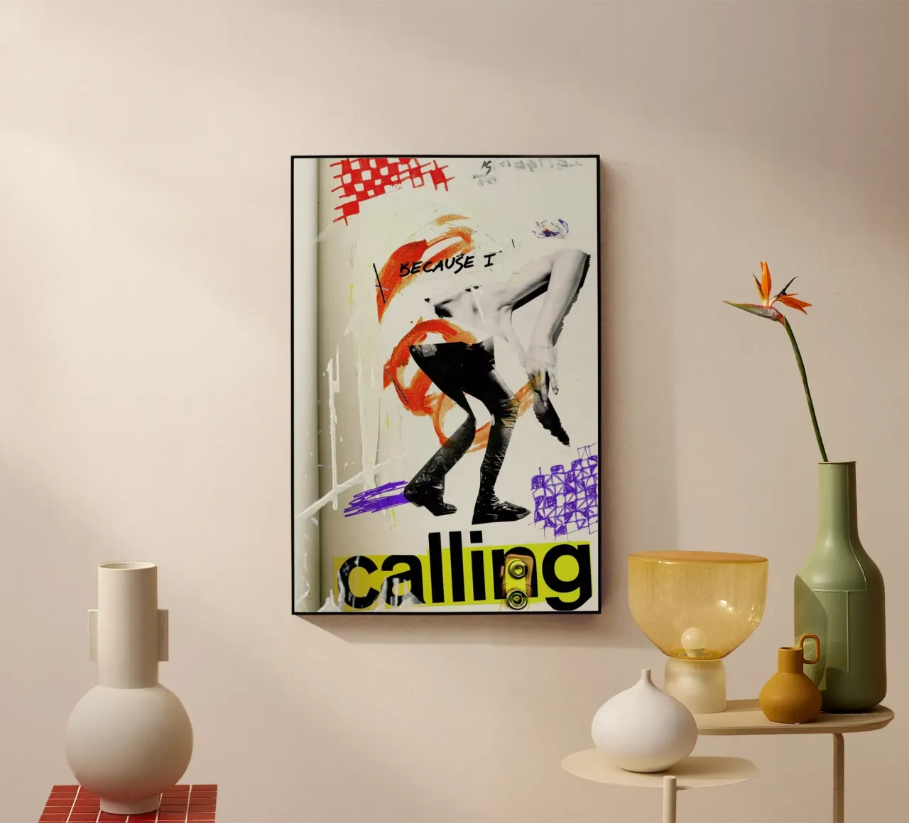 Because I plexiglas de Sandrine Pagnoux