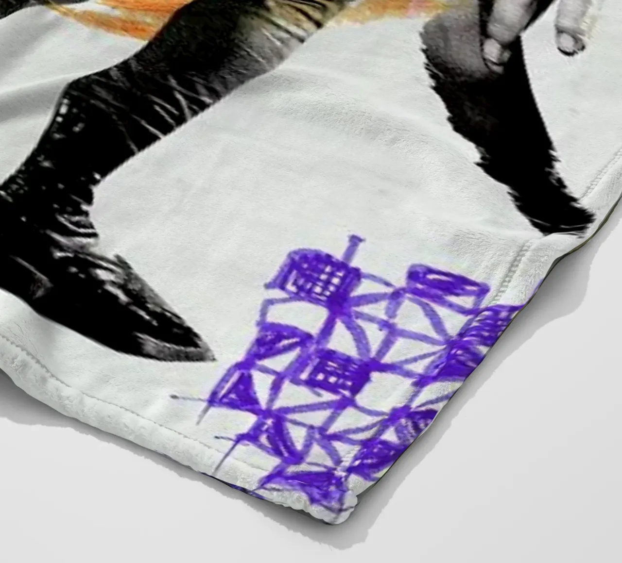 Because I Fleecedecke von Sandrine Pagnoux