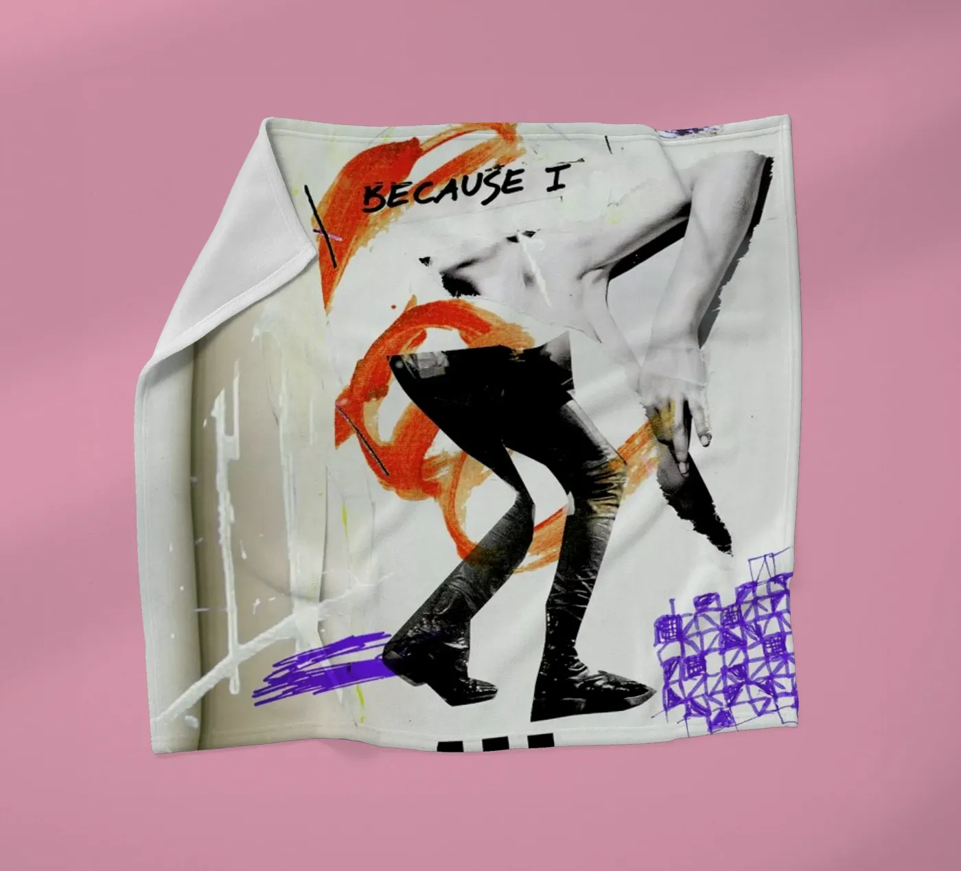 Because I Fleecedecke von Sandrine Pagnoux