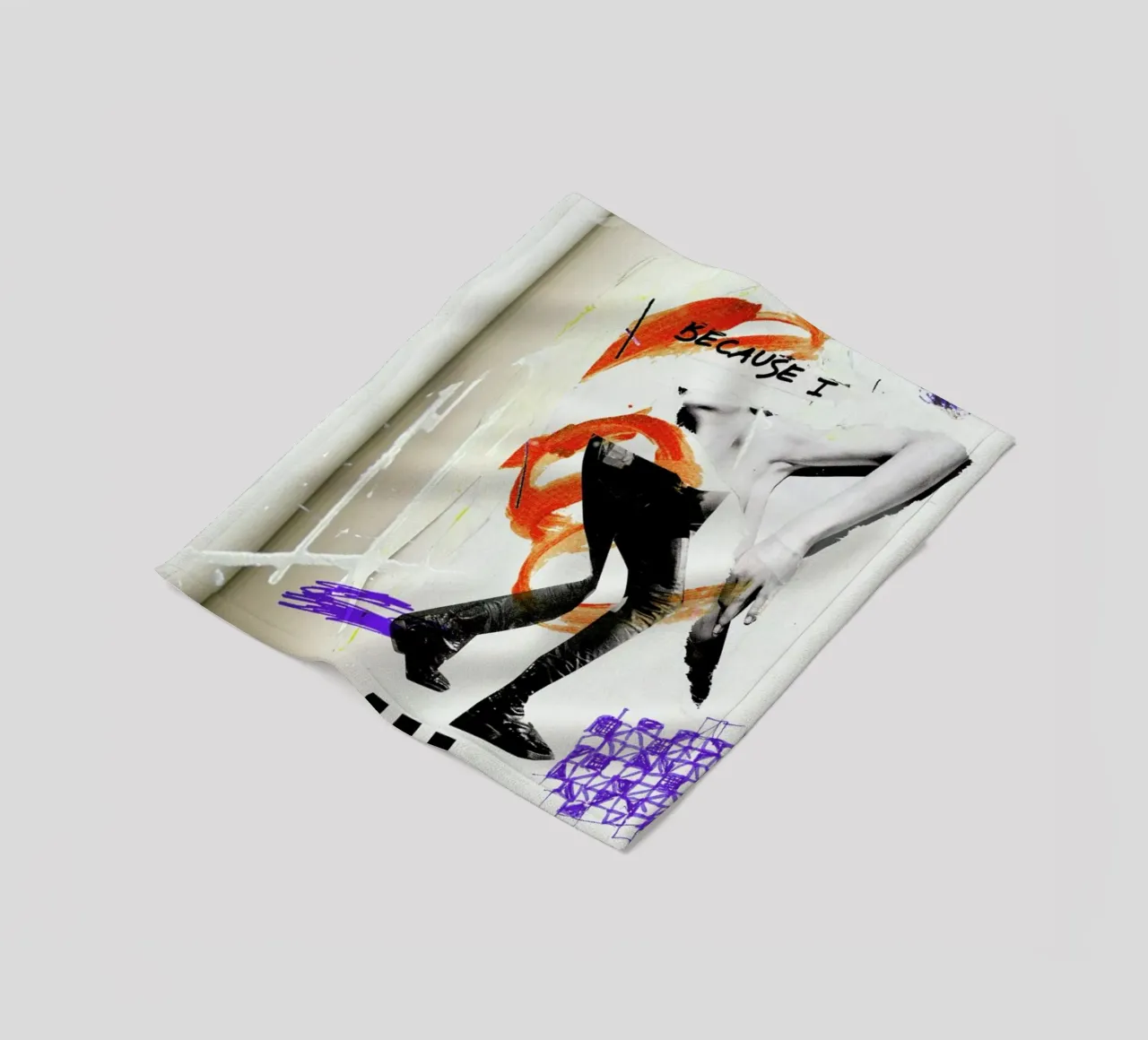 Because I Fleecedecke von Sandrine Pagnoux