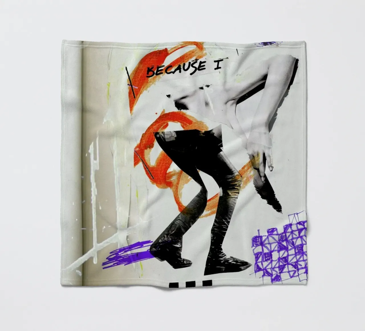 Because I Fleecedecke von Sandrine Pagnoux