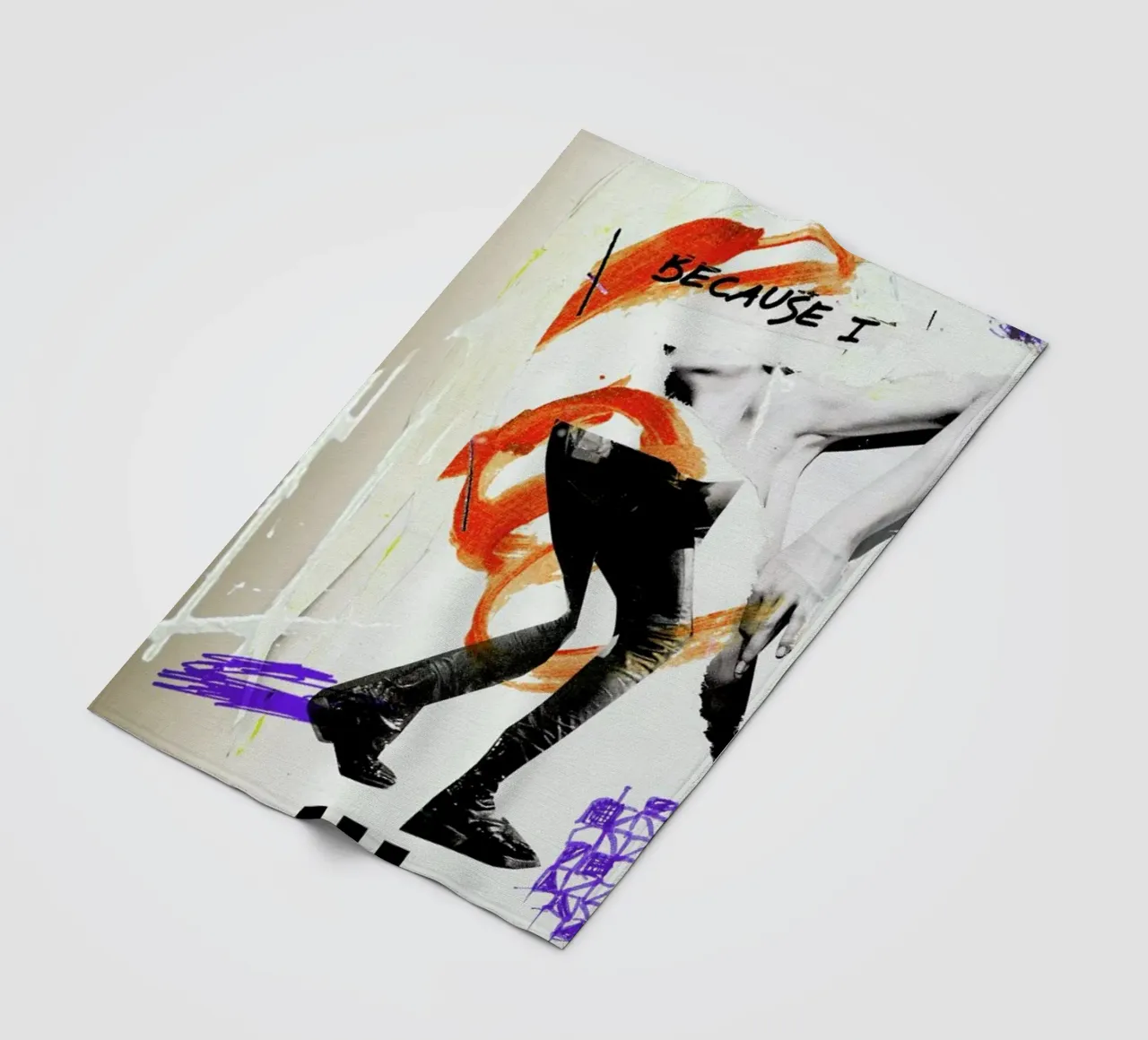 Because I Fleecedecke von Sandrine Pagnoux