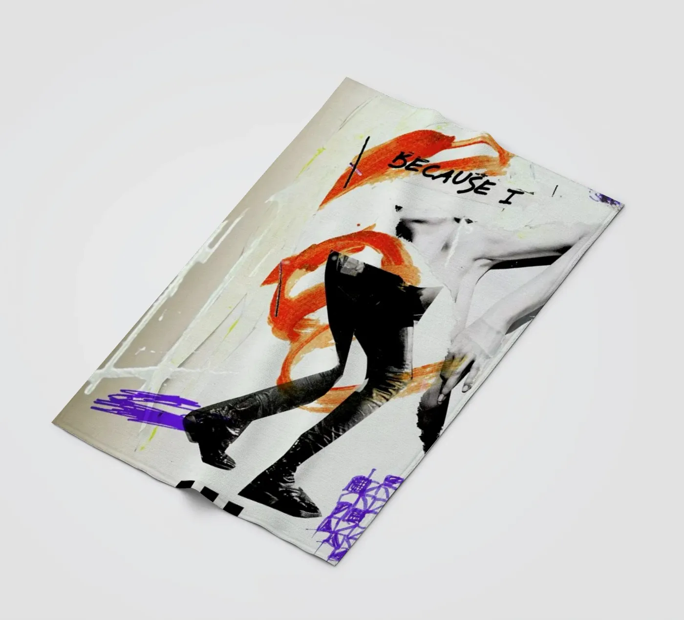 Because I Fleecedecke von Sandrine Pagnoux