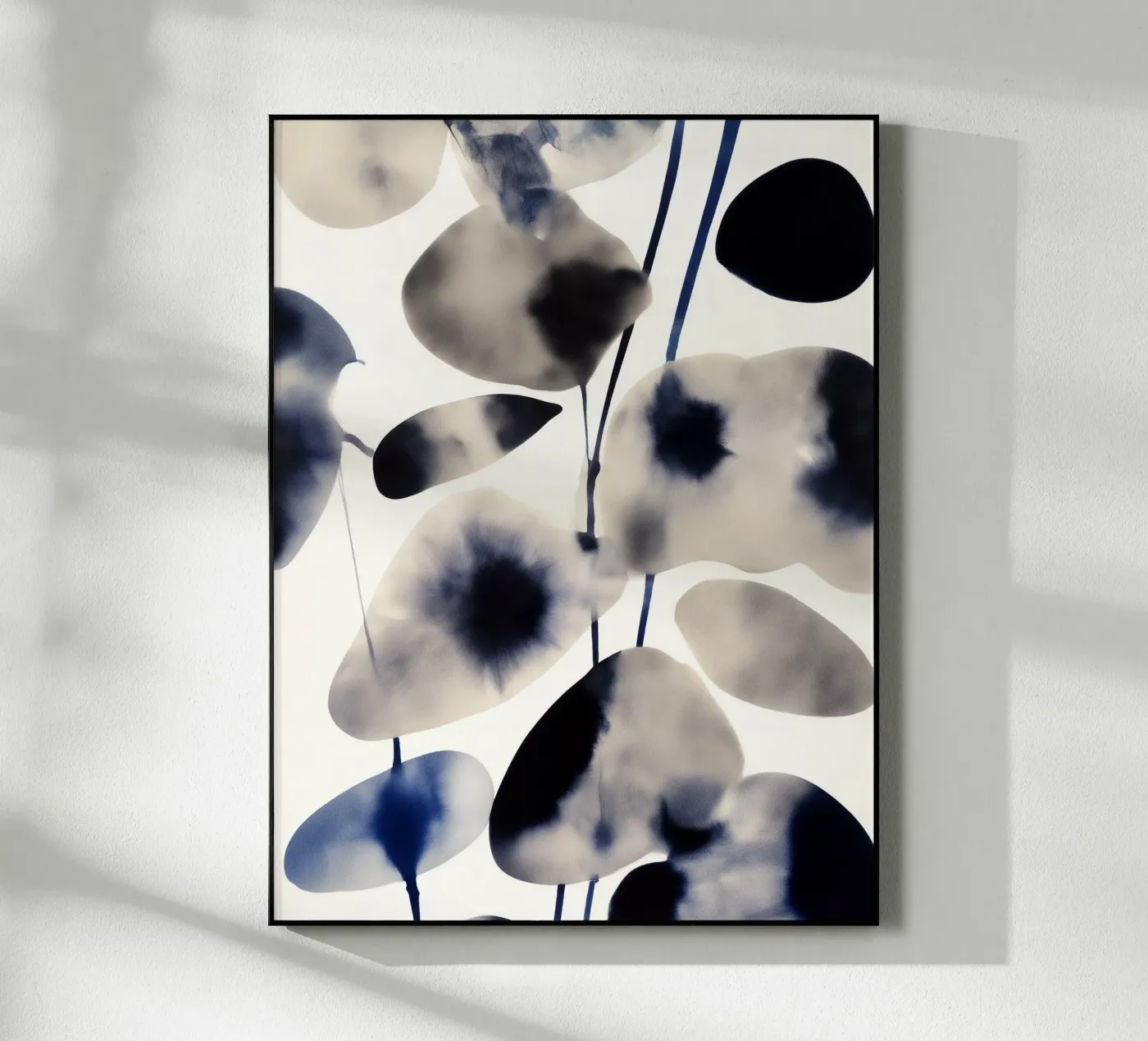 Indigo Bloom Acryl-Glas von Sophia Calder Studio