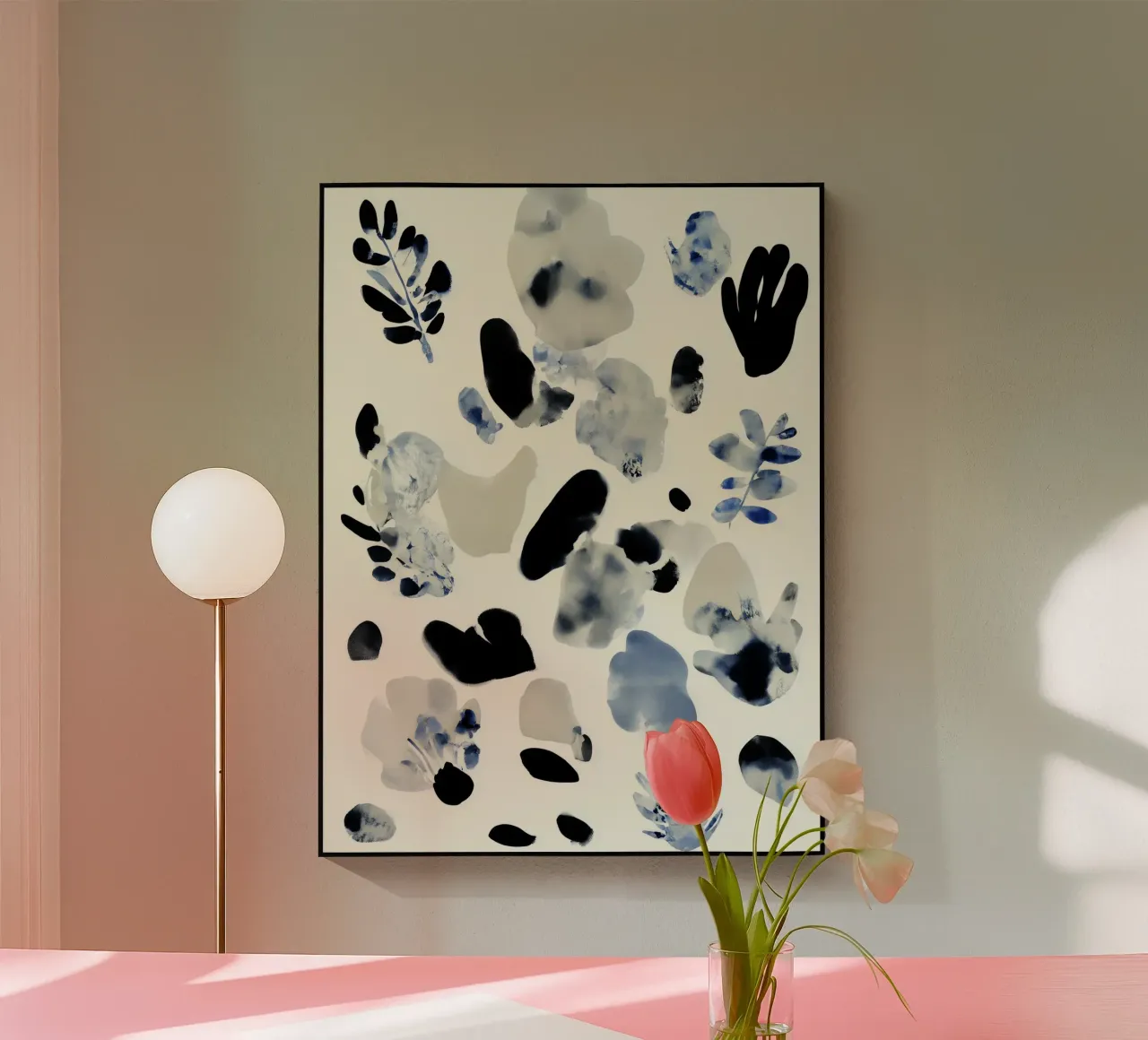 Indigo Scatter plexiglass da Sophia Calder Studio