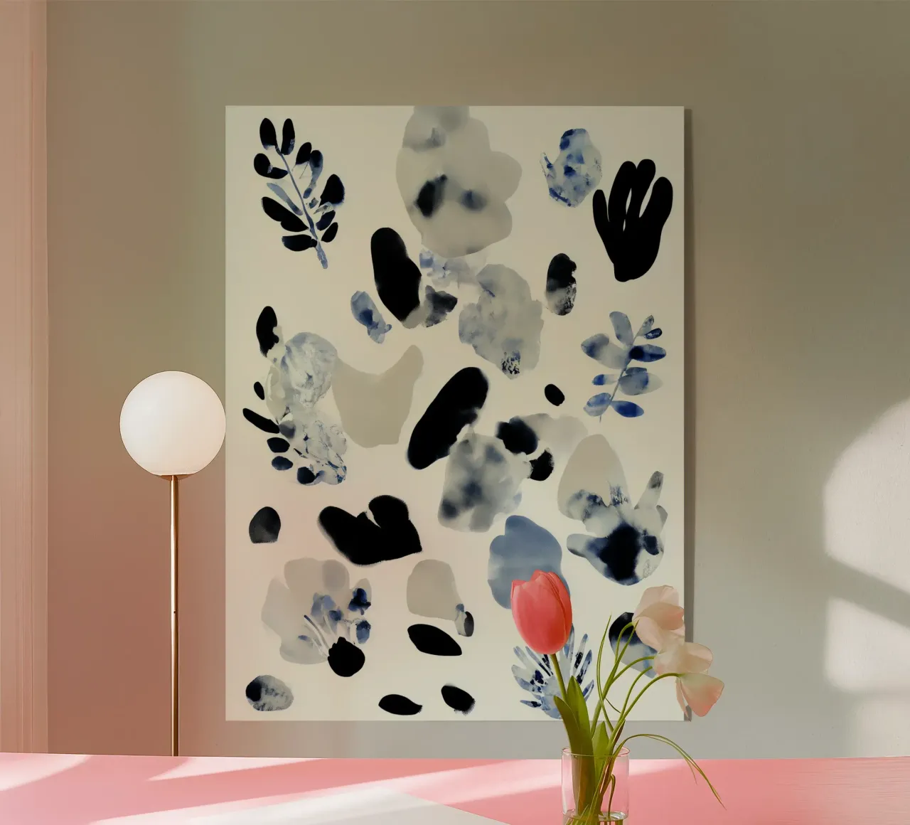 Indigo Scatter plexiglass da Sophia Calder Studio