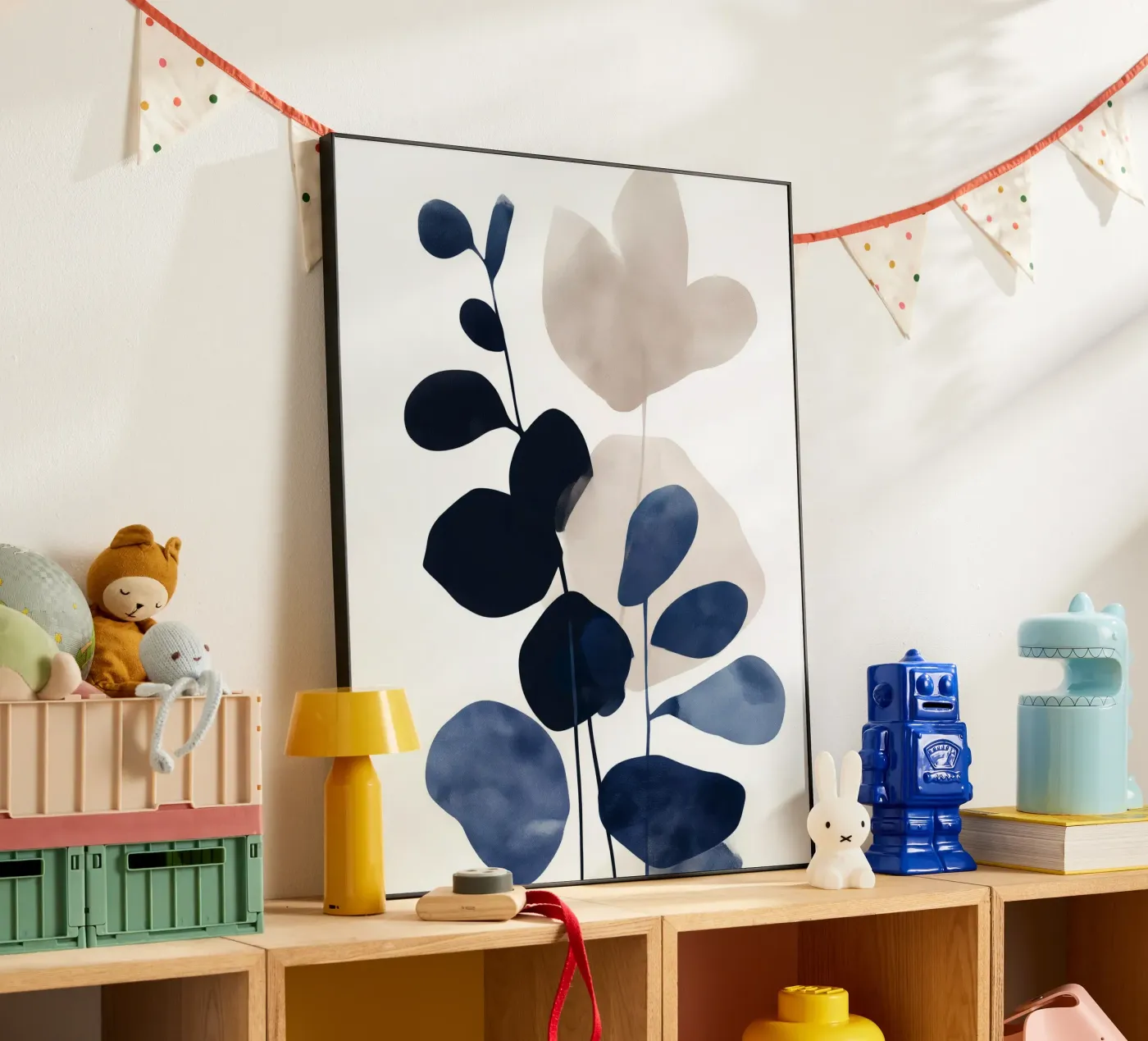 Midnight Eucalyptus alluminio dibond da Sophia Calder Studio
