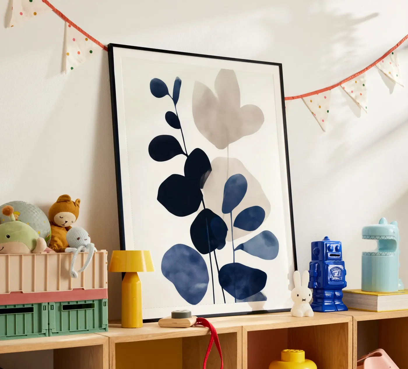 Midnight Eucalyptus poster by Sophia Calder Studio