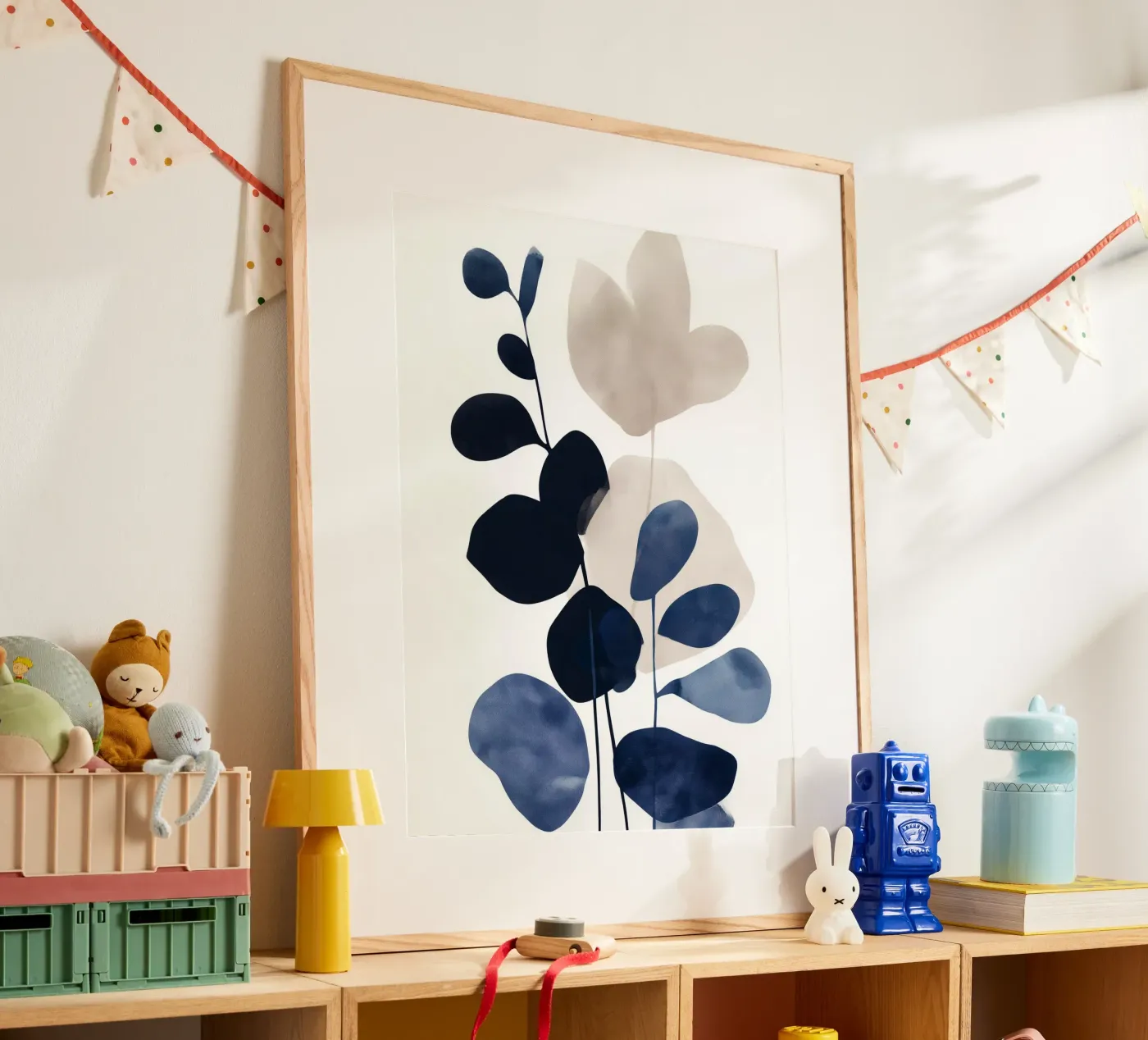 Midnight Eucalyptus poster by Sophia Calder Studio