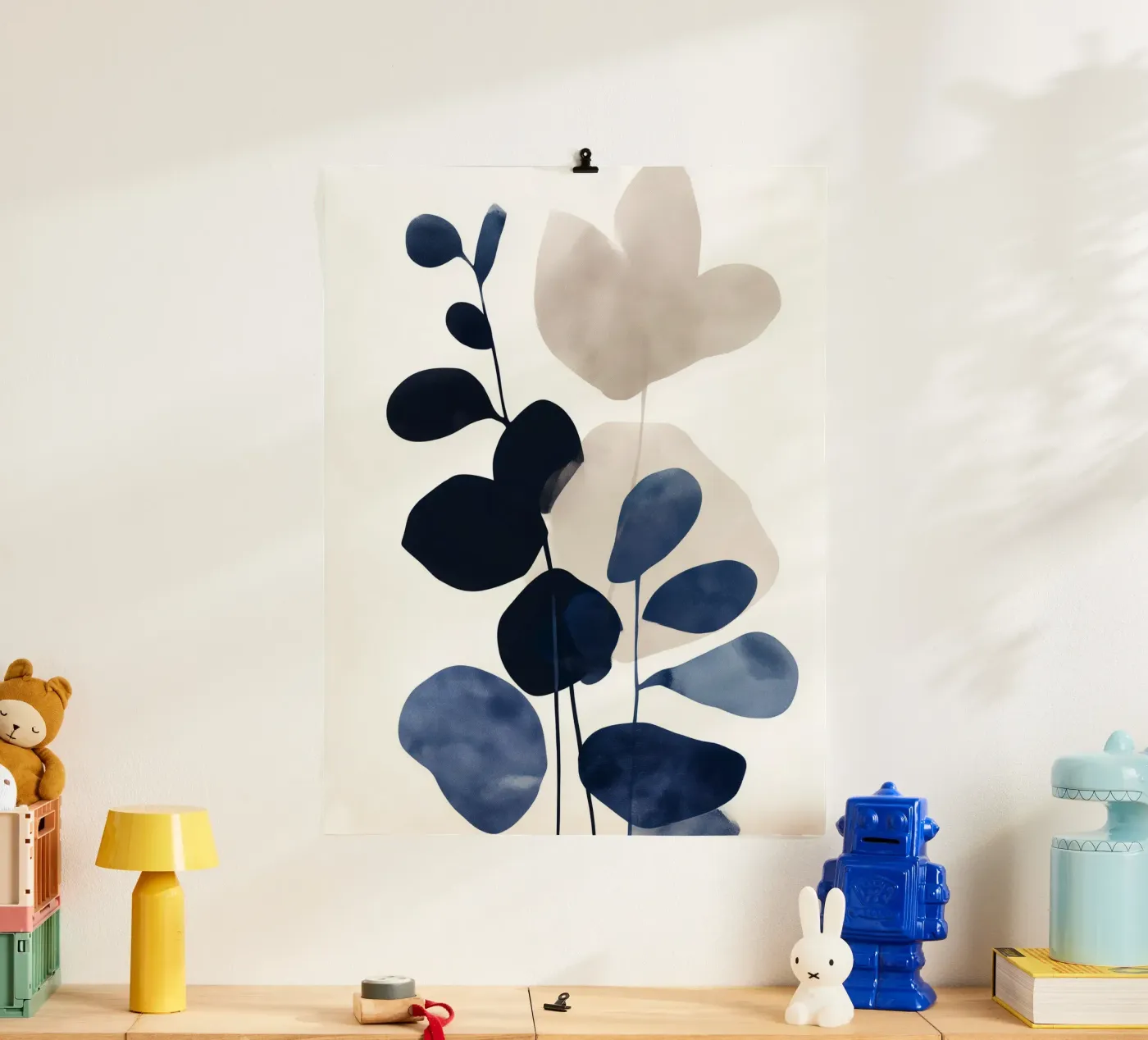 Midnight Eucalyptus poster by Sophia Calder Studio