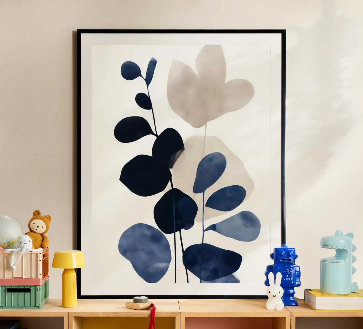 Midnight Eucalyptus poster by Sophia Calder Studio