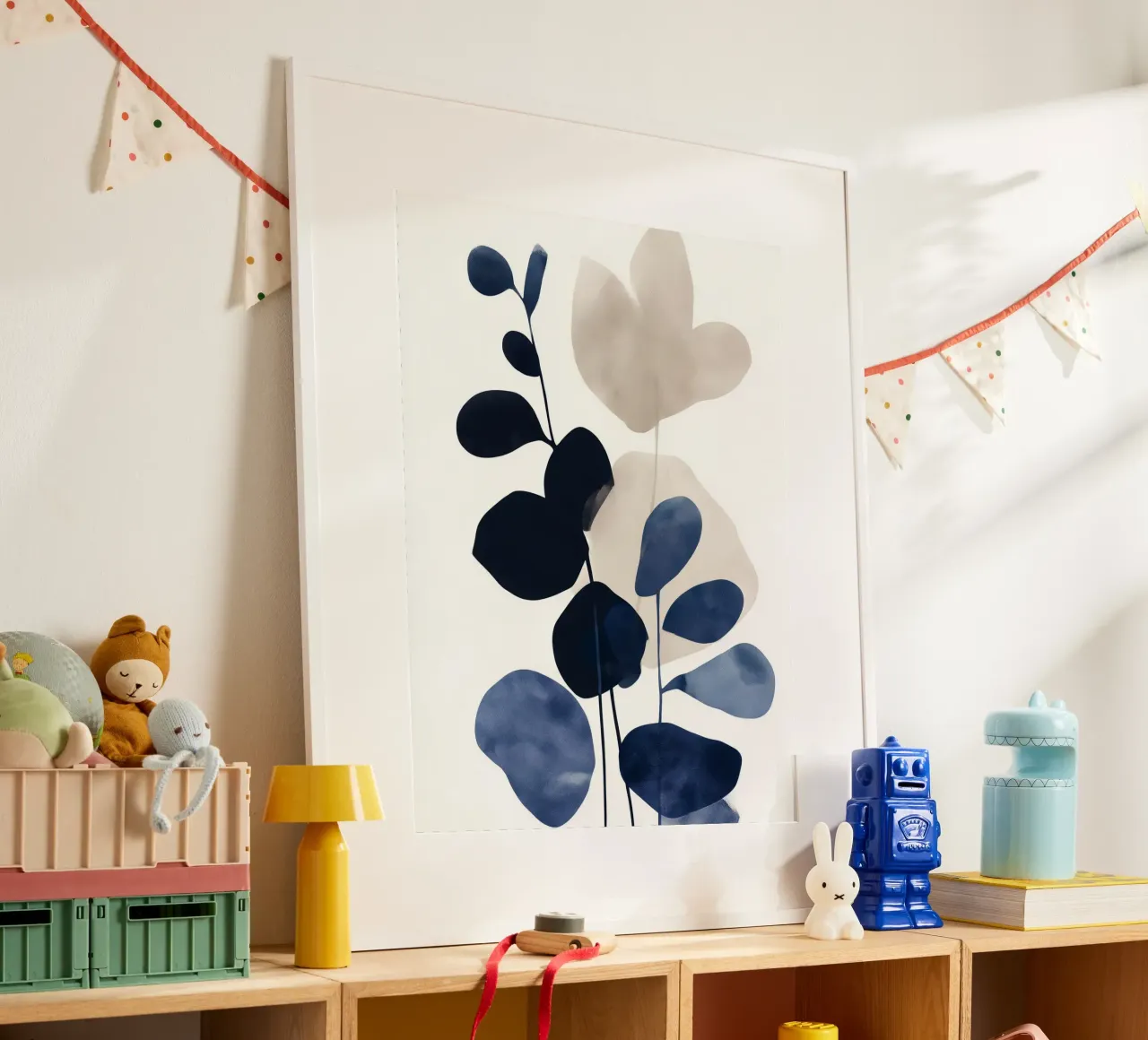 Midnight Eucalyptus poster by Sophia Calder Studio