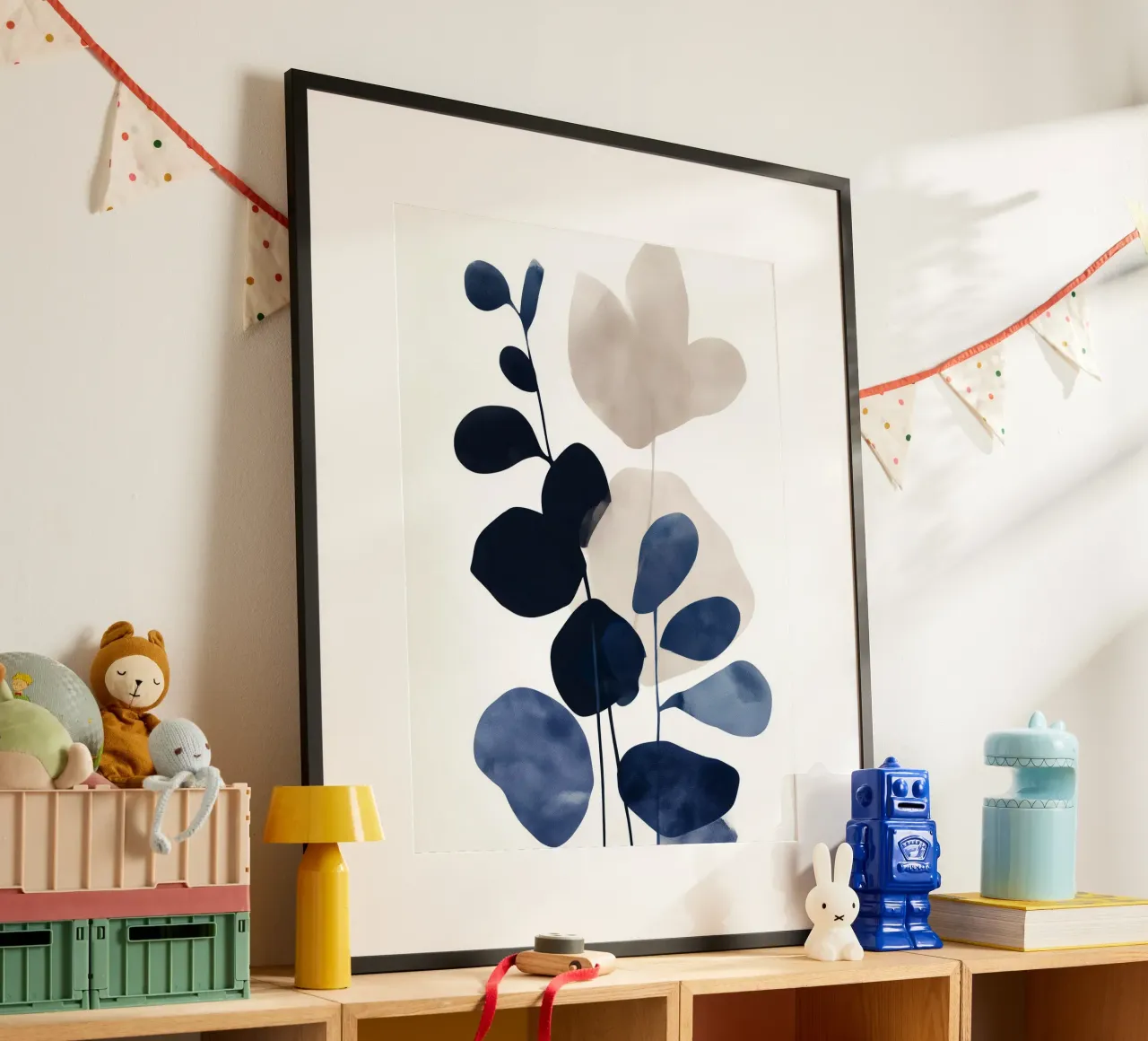 Midnight Eucalyptus poster by Sophia Calder Studio