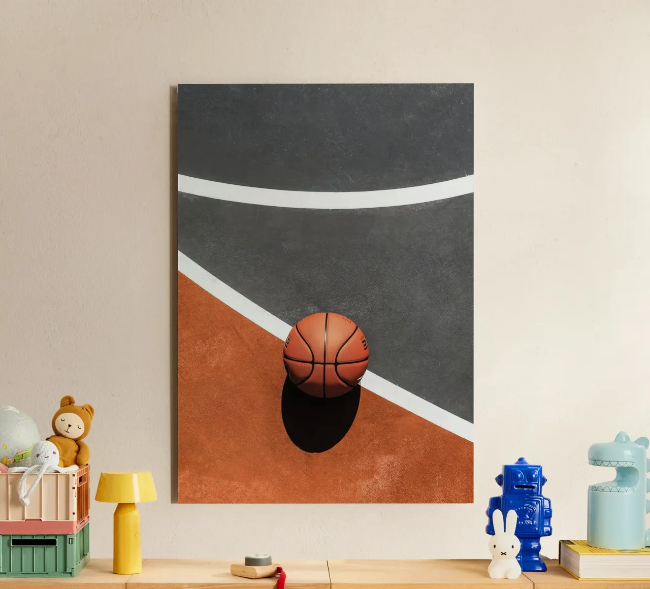 Basket in campo alluminio dibond da World of Pearce