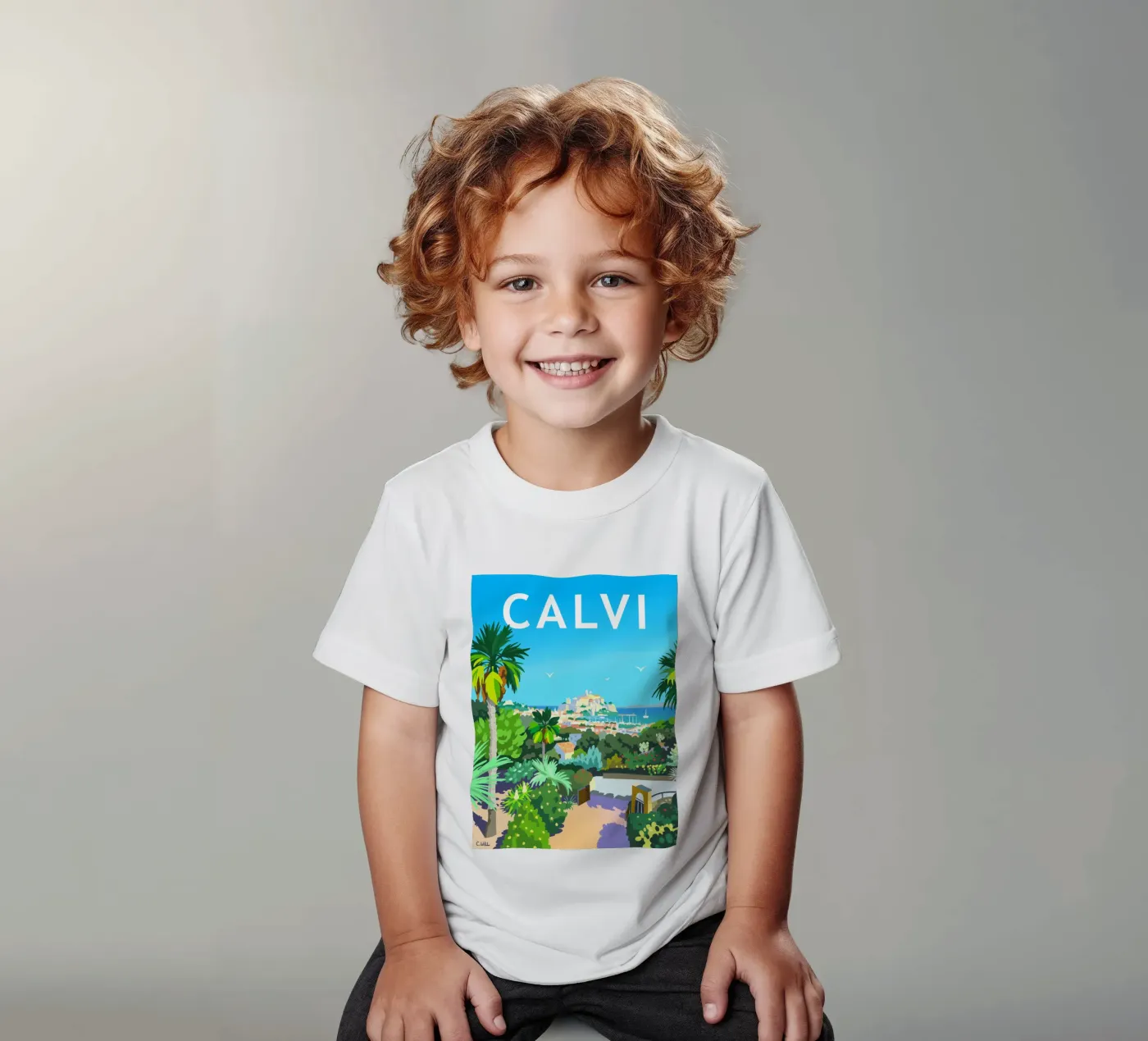 Calvi t-shirt bambini da C.WILL