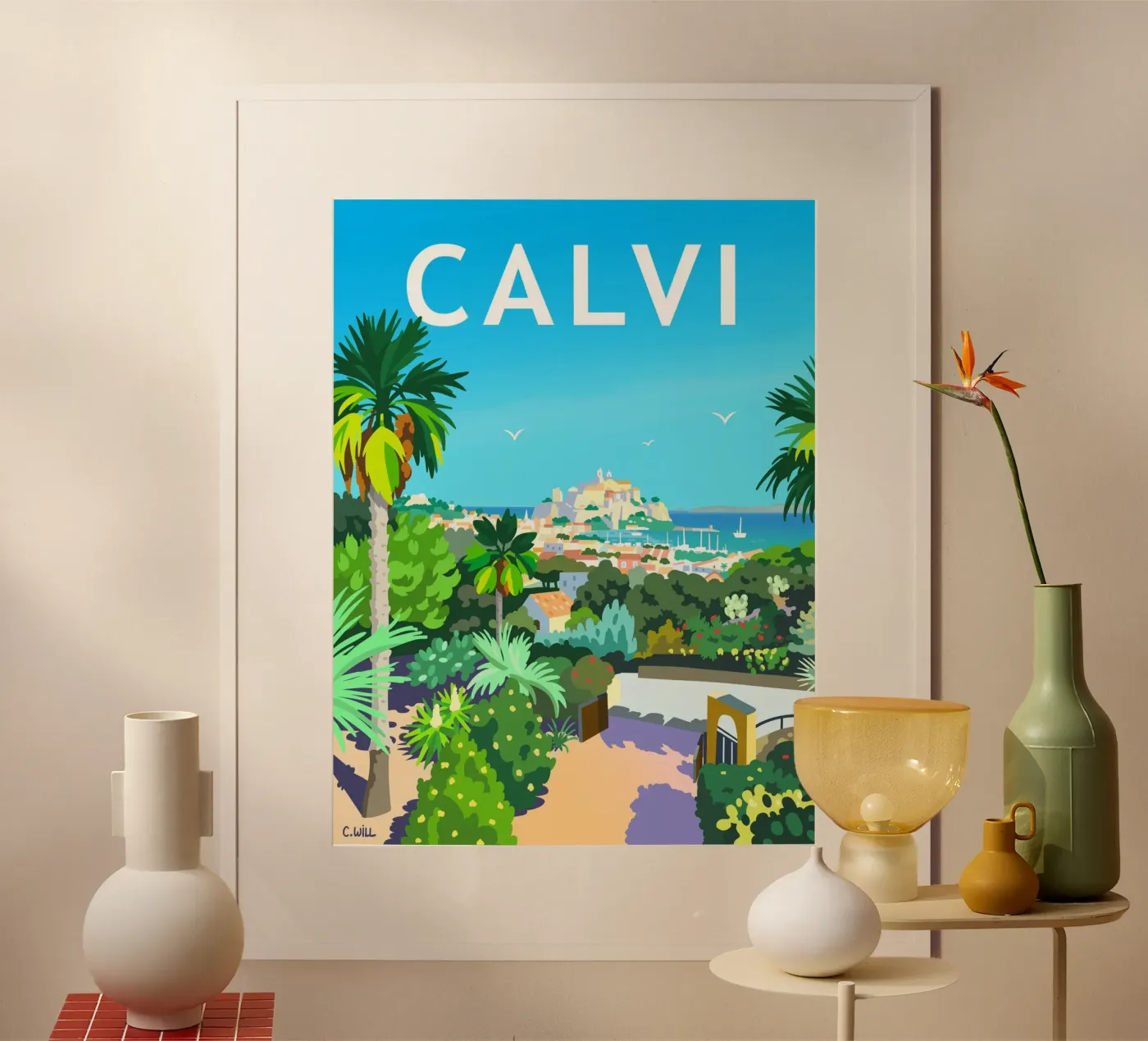 Calvi poster van C.WILL