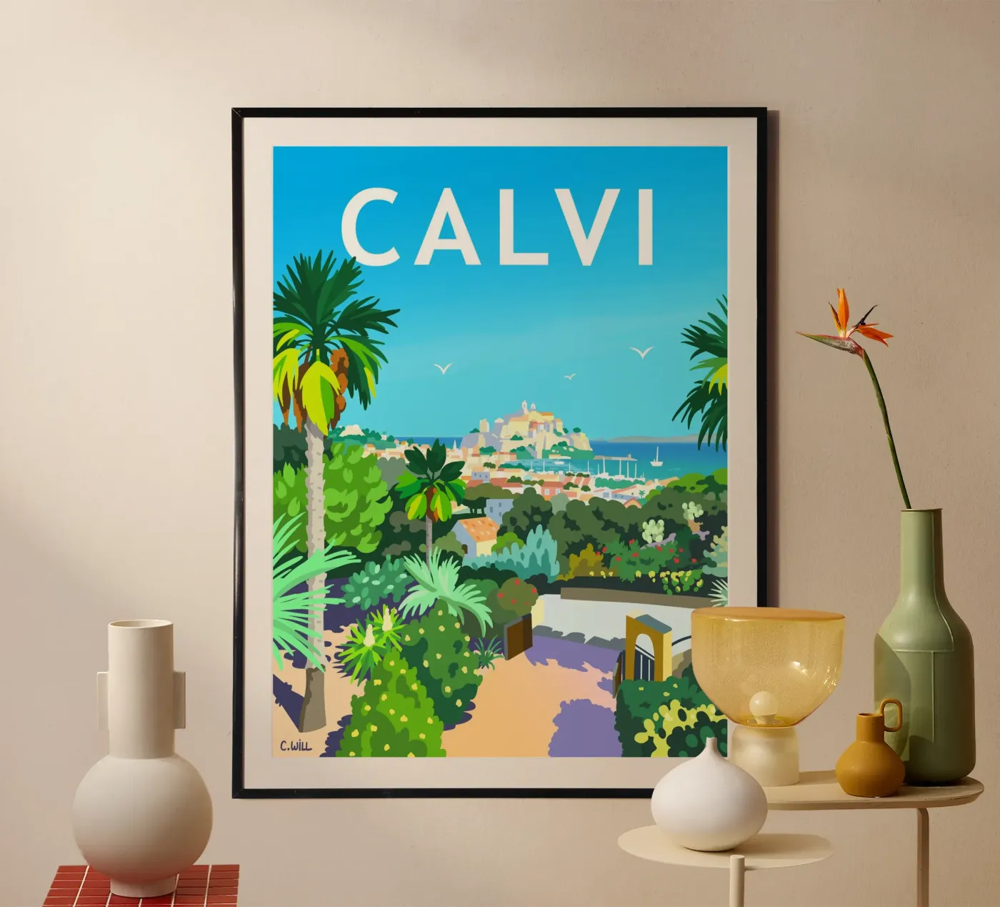 Calvi poster van C.WILL