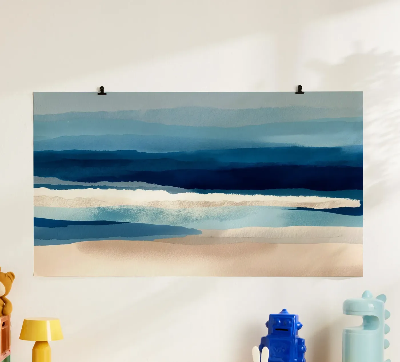 Kust Surf poster van Matthias Keller Studio