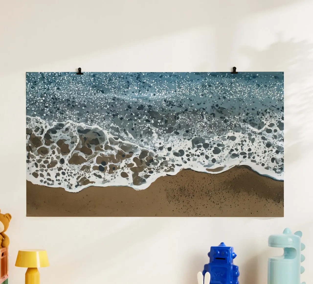 Foam Patterns poster by Matthias Keller Studio