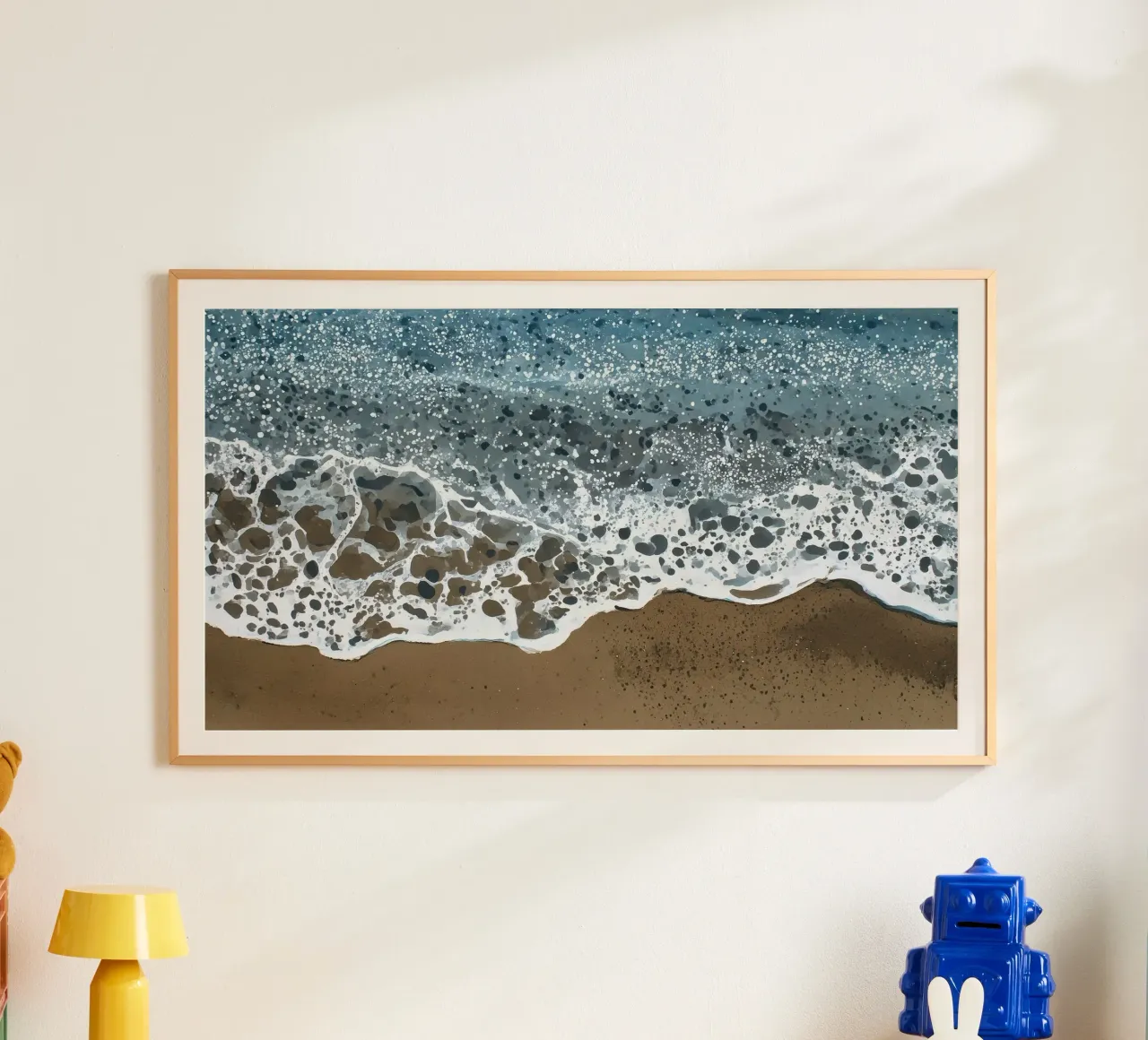 Foam Patterns poster by Matthias Keller Studio