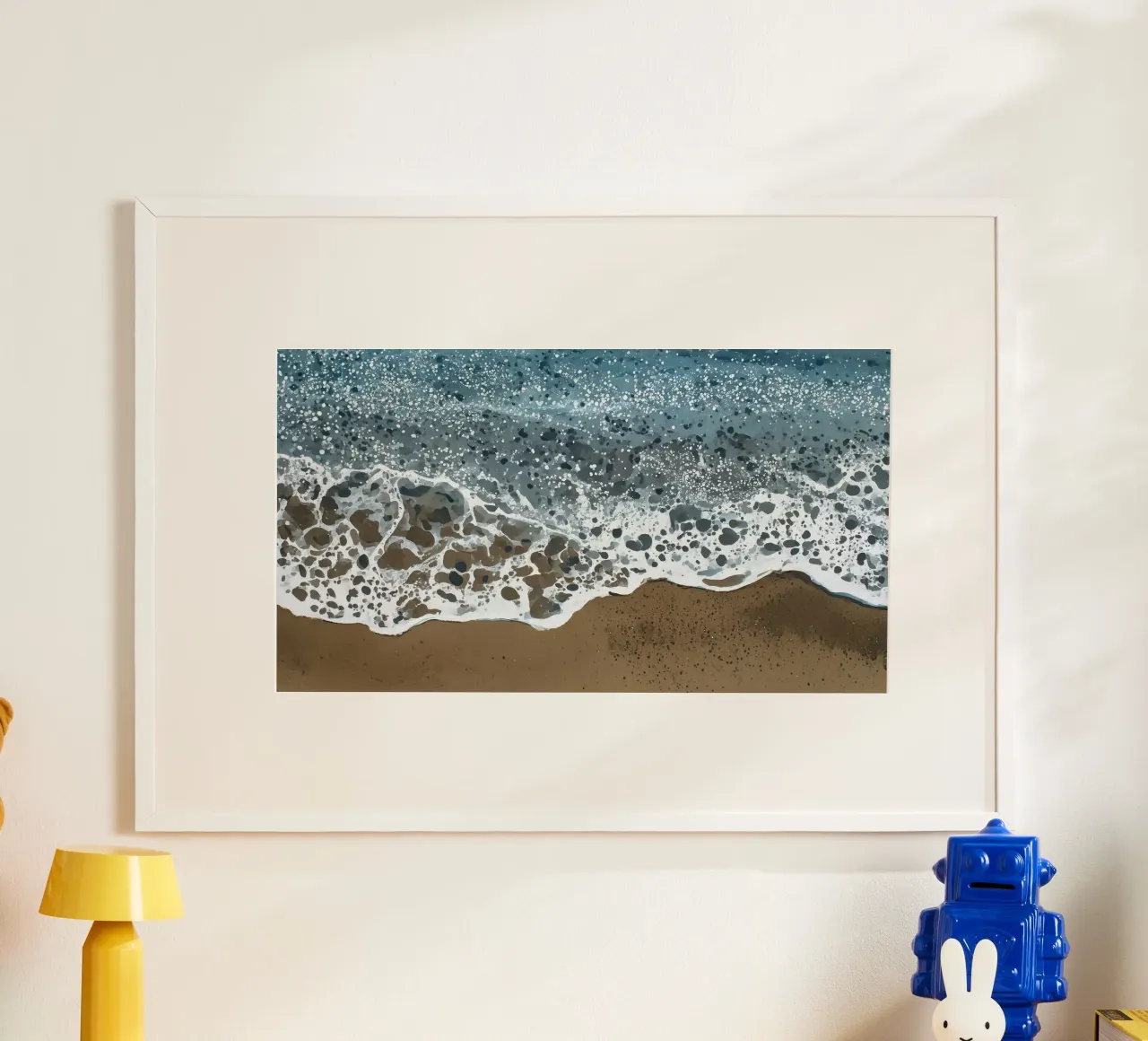 Foam Patterns poster by Matthias Keller Studio