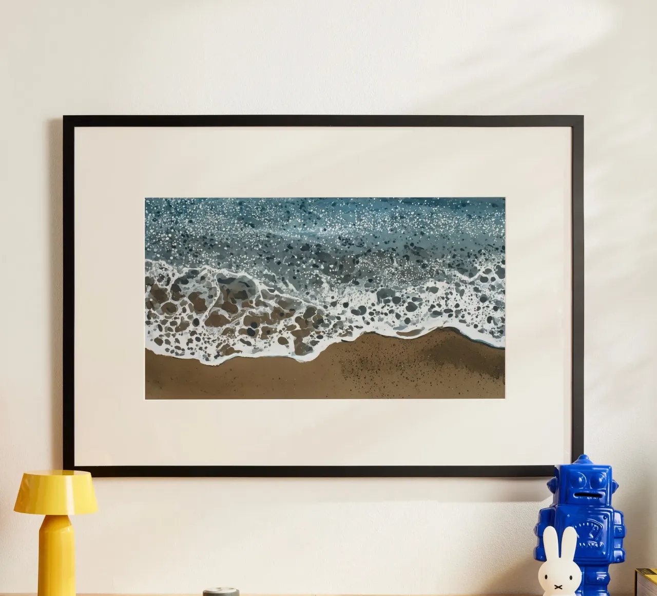 Foam Patterns poster by Matthias Keller Studio