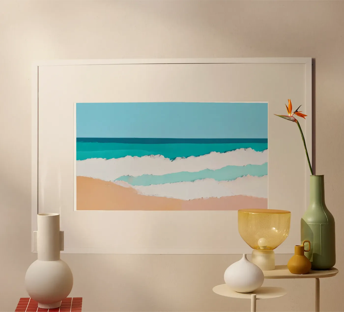 Rustige horizon poster van Matthias Keller Studio