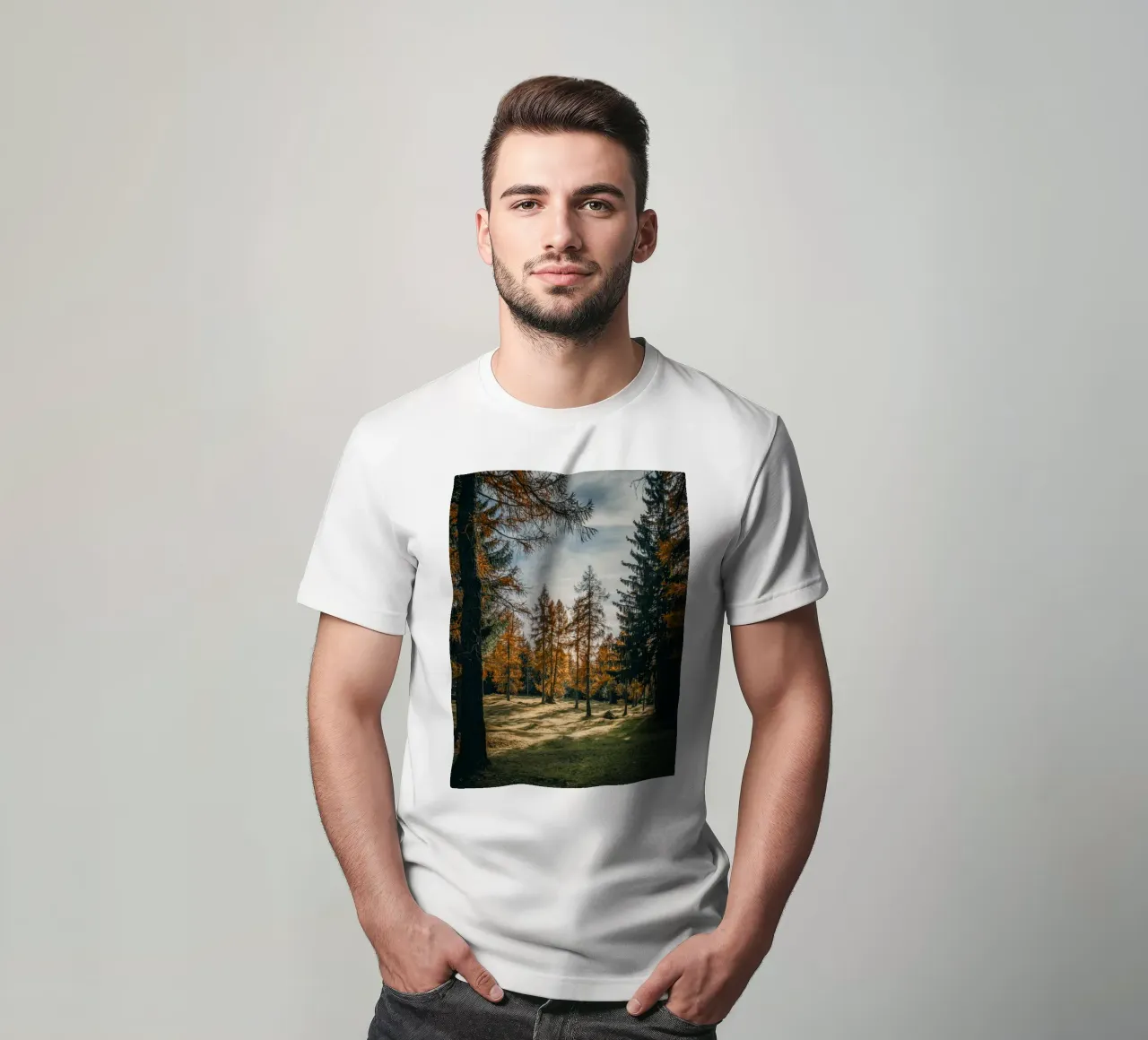 Larches d'automne en Suisse t-shirt de mbgraphx2