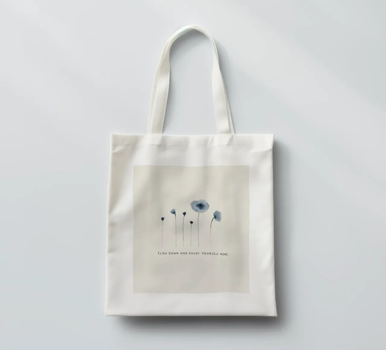 Slow Down And Enjoy Yourself More borsa in juta da treechild