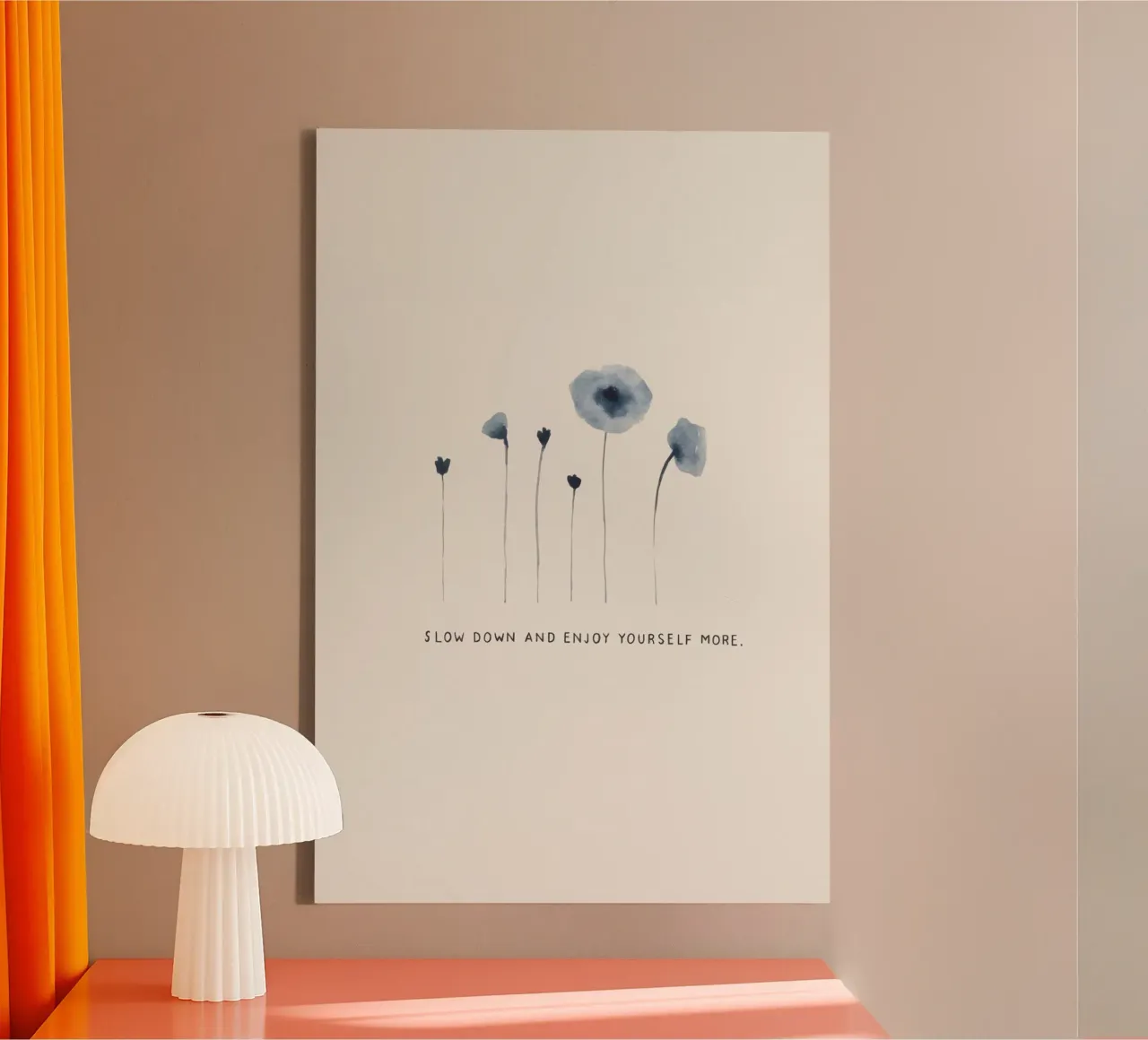 Slow Down And Enjoy Yourself More canvas by treechild