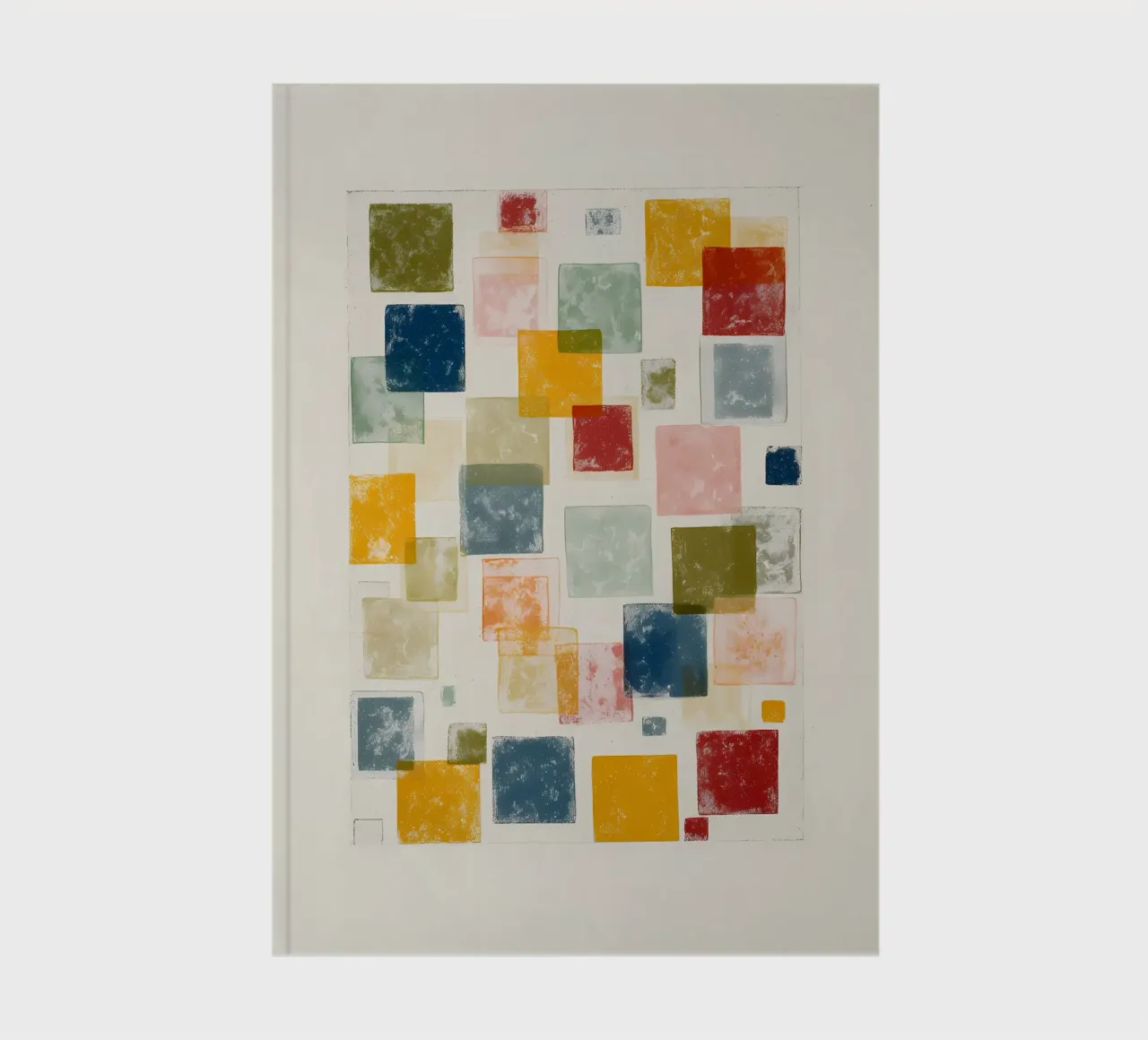 Colorful checkered pattern notebook by IamHomeStudio